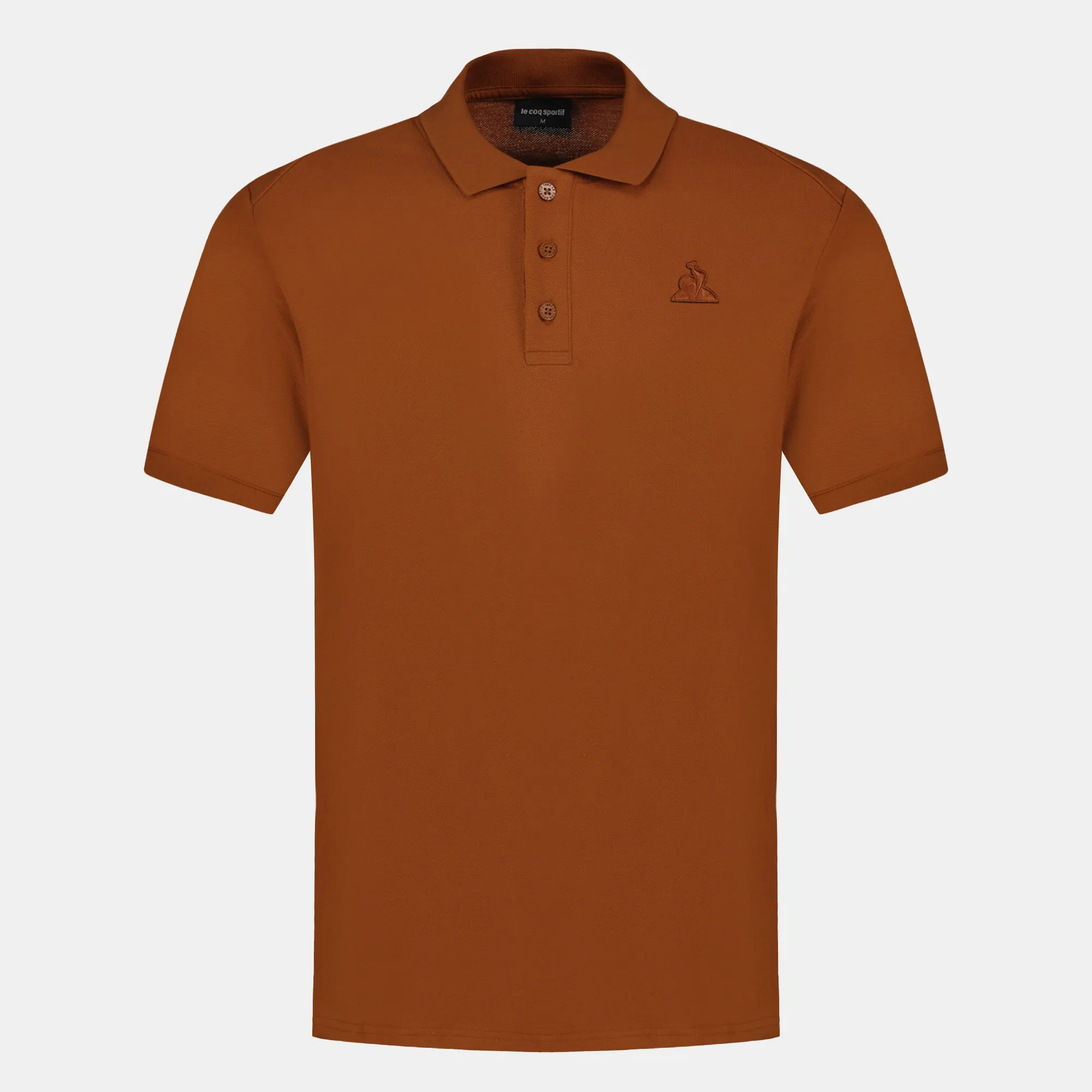 2510194-ESS T/T Polo SS N°1 M caramel cafe | Polo Homme