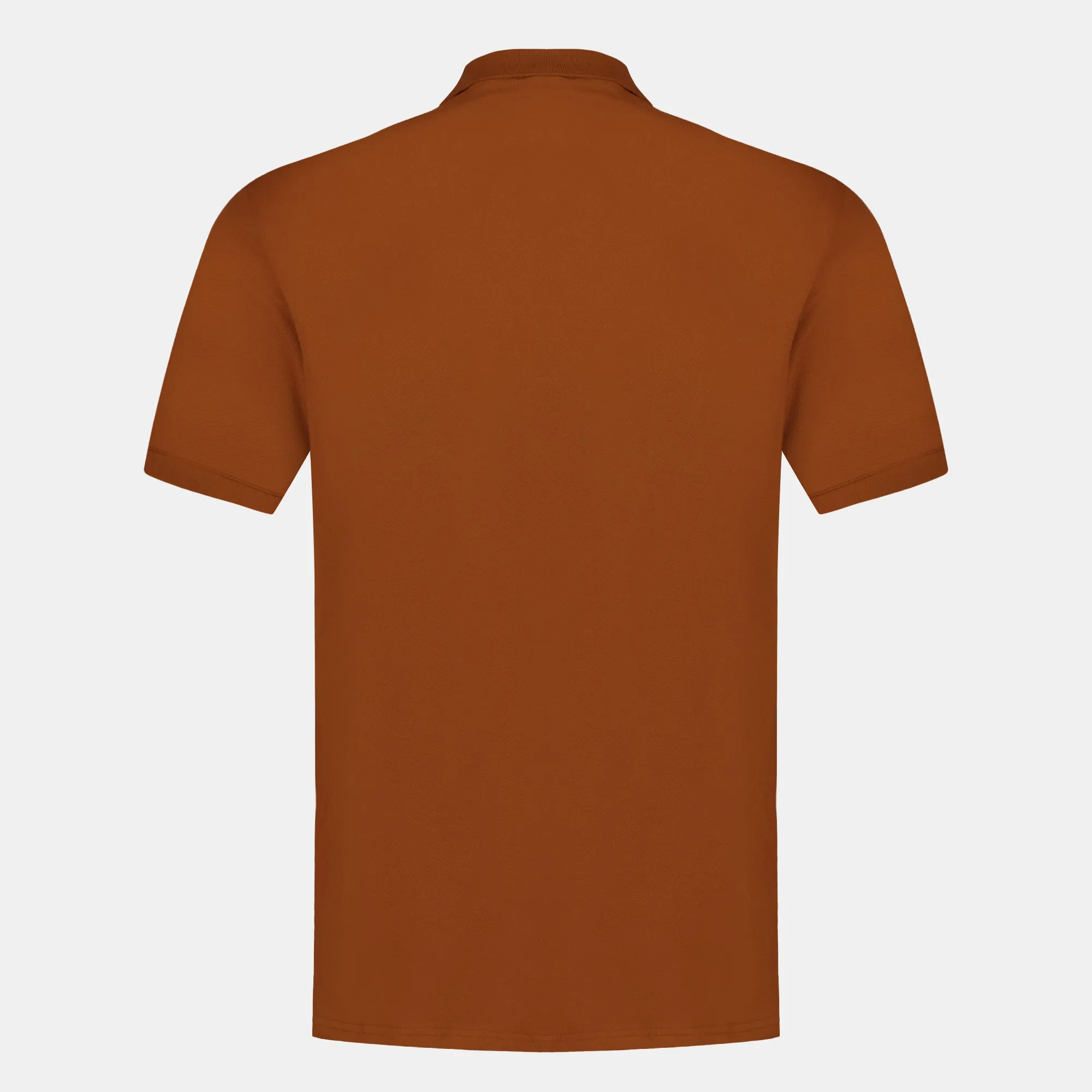 2510194-ESS T/T Polo SS N°1 M caramel cafe | Polo Homme