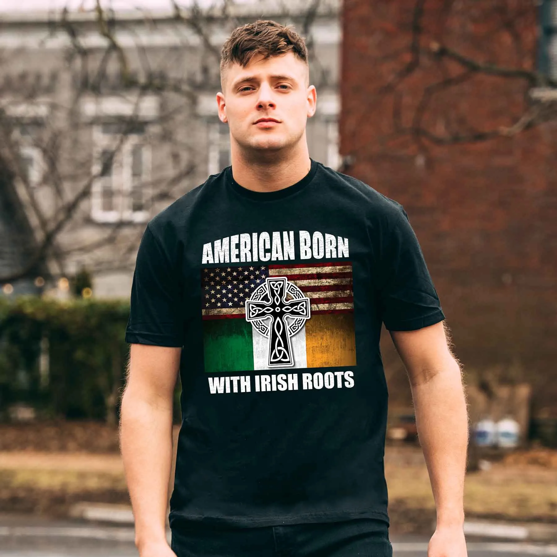 American Born with Irish Roots T-Shirt