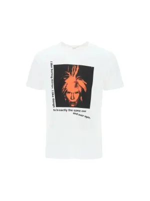 Andy Warhol Printed Cotton T-Shirt