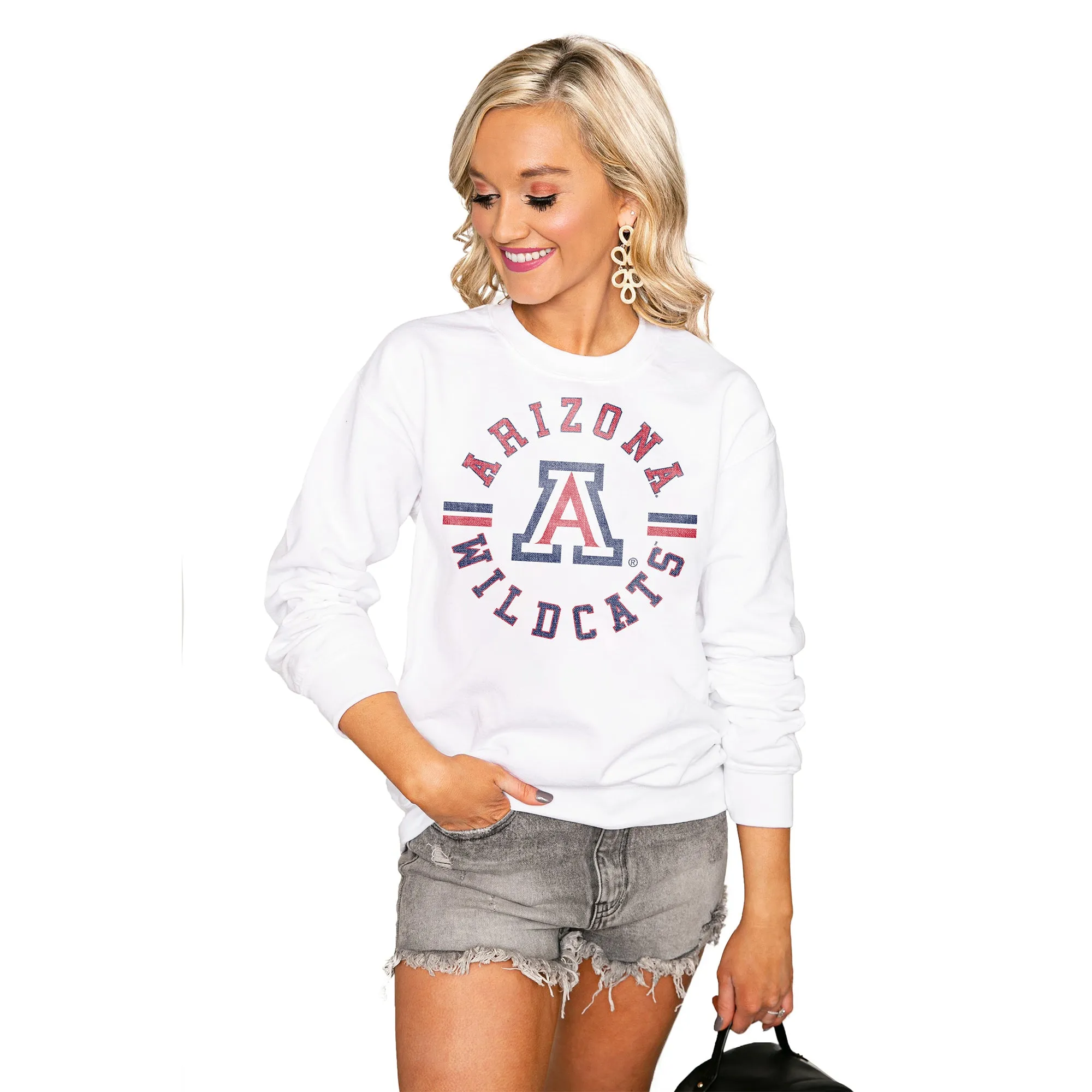 ARIZONA WILDCATS "VINTAGE DAYS" PERFECT CREW SWEATSHIRT