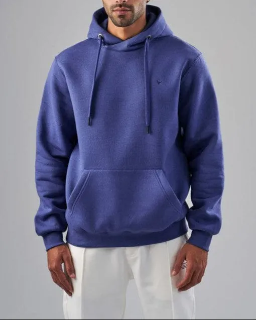 BASIC HOODIE  - BLUE