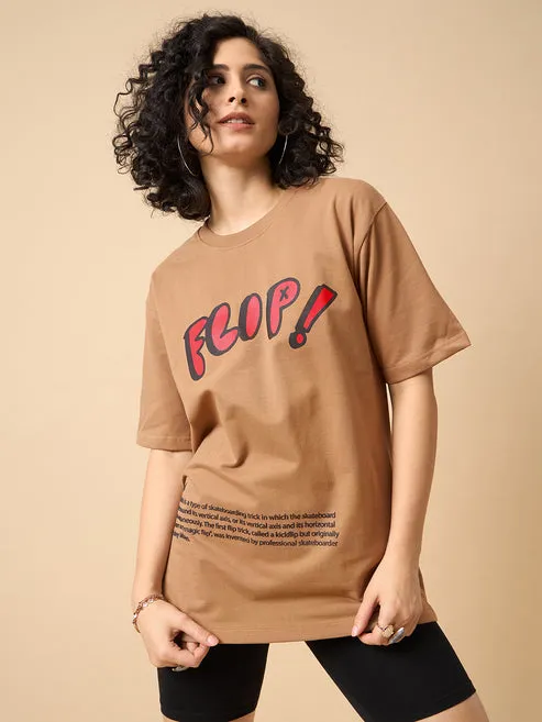 Beige relaxed Fit T-Shirt