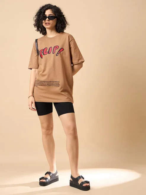 Beige relaxed Fit T-Shirt