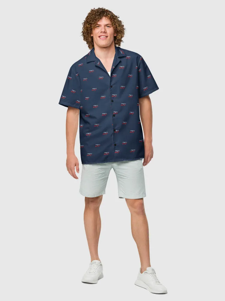 Beverly Hills Cop: Axel F Pattern Button Up Shirt