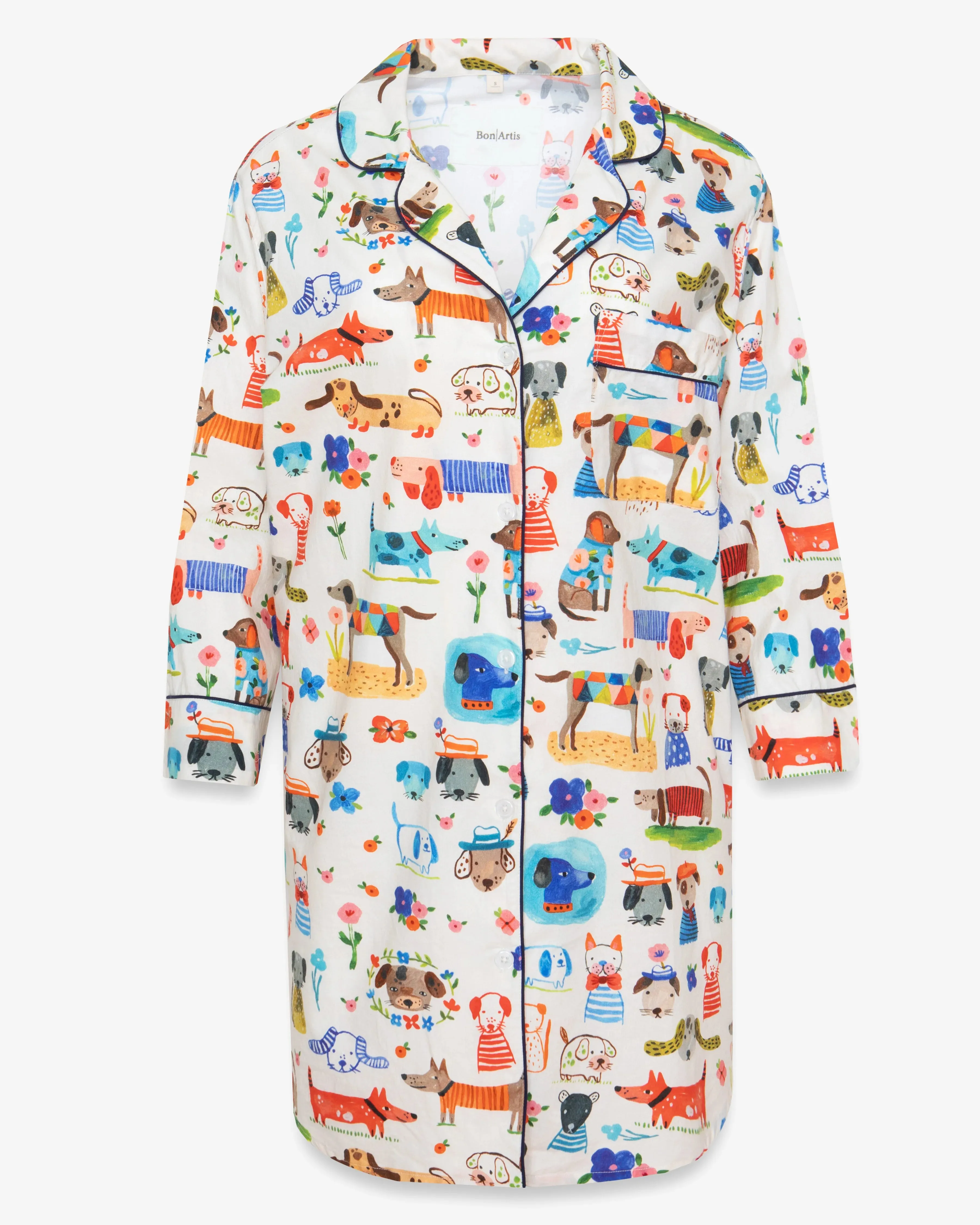 Bon Artis Cotton Sleeping Shirts