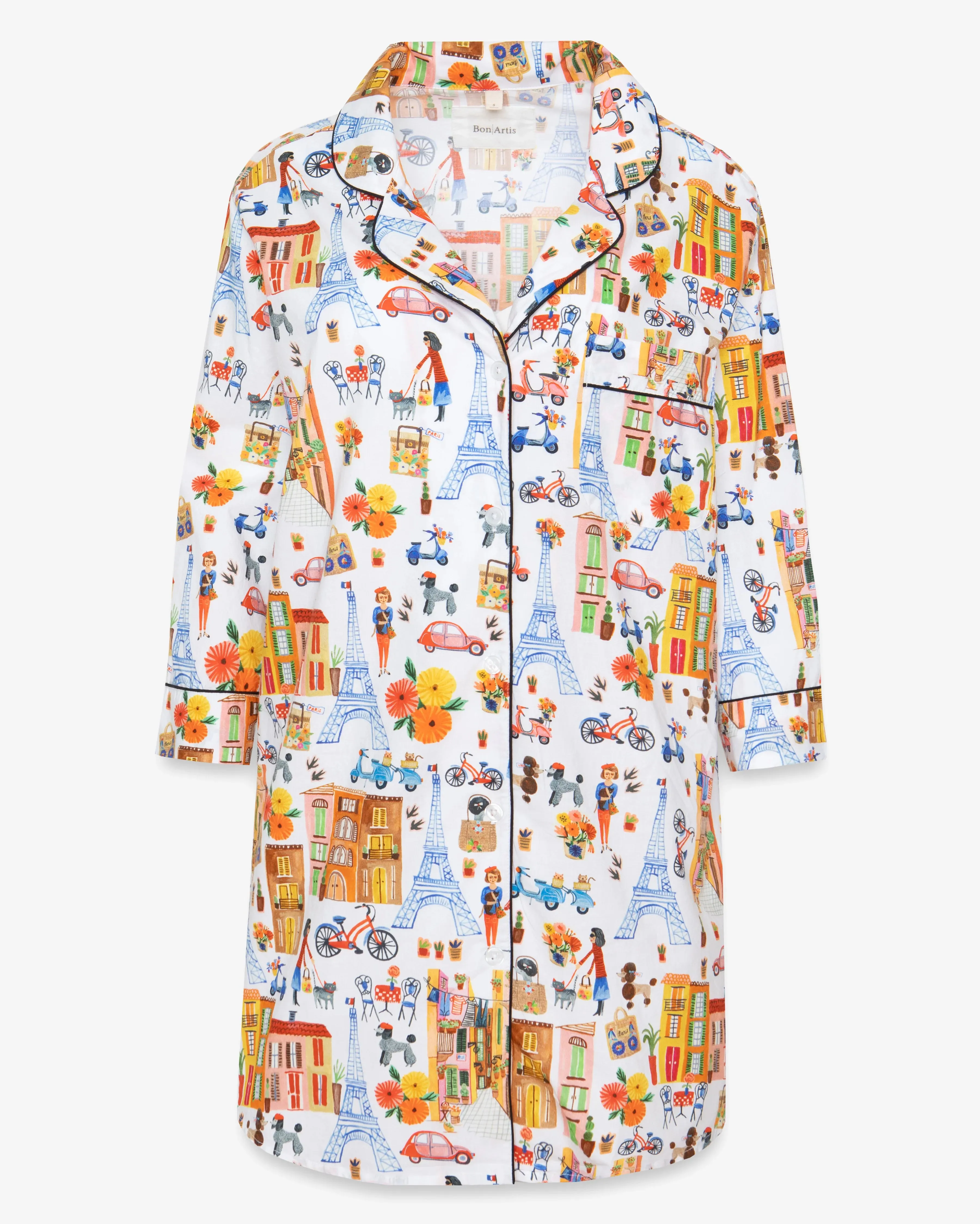 Bon Artis Cotton Sleeping Shirts