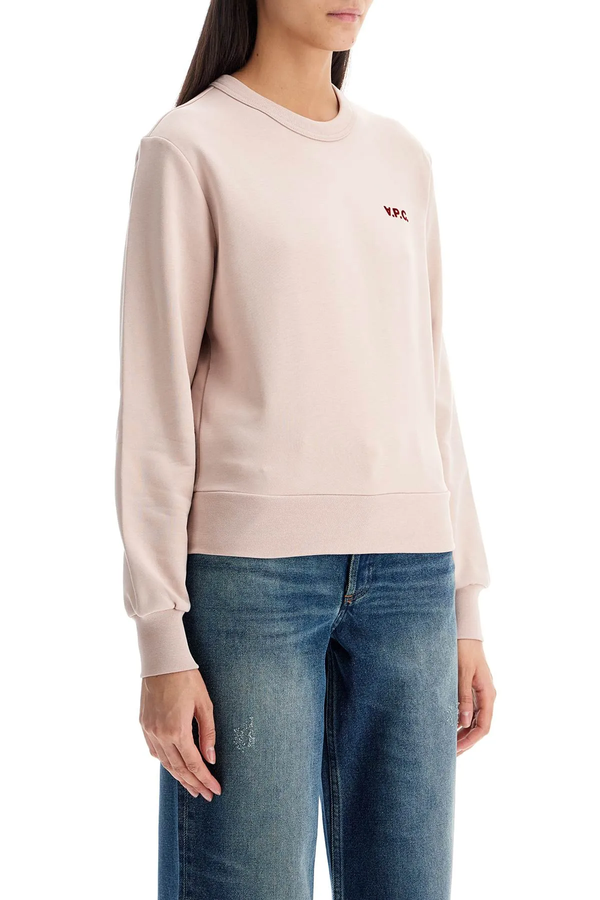 Boxy Petit V-Neck Knit Sweater