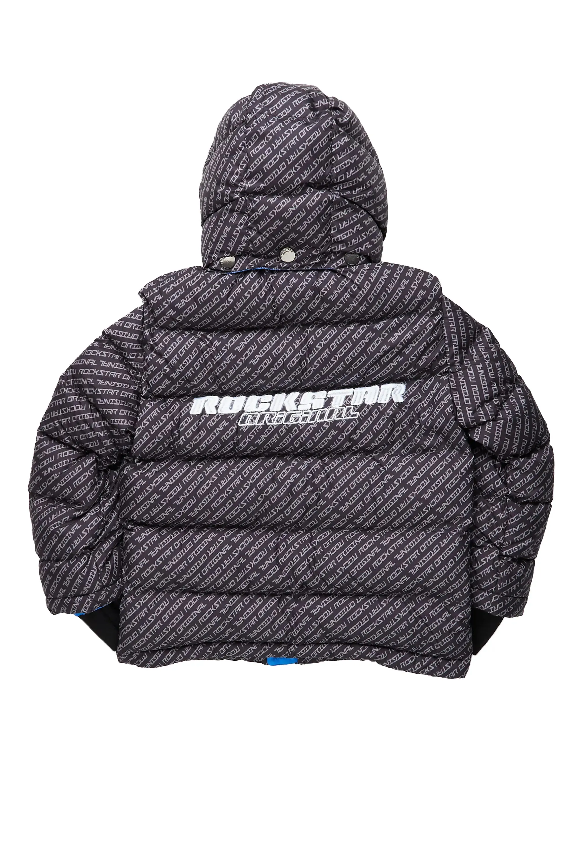 Boys Bryson Black Heavy Puffer Jacket