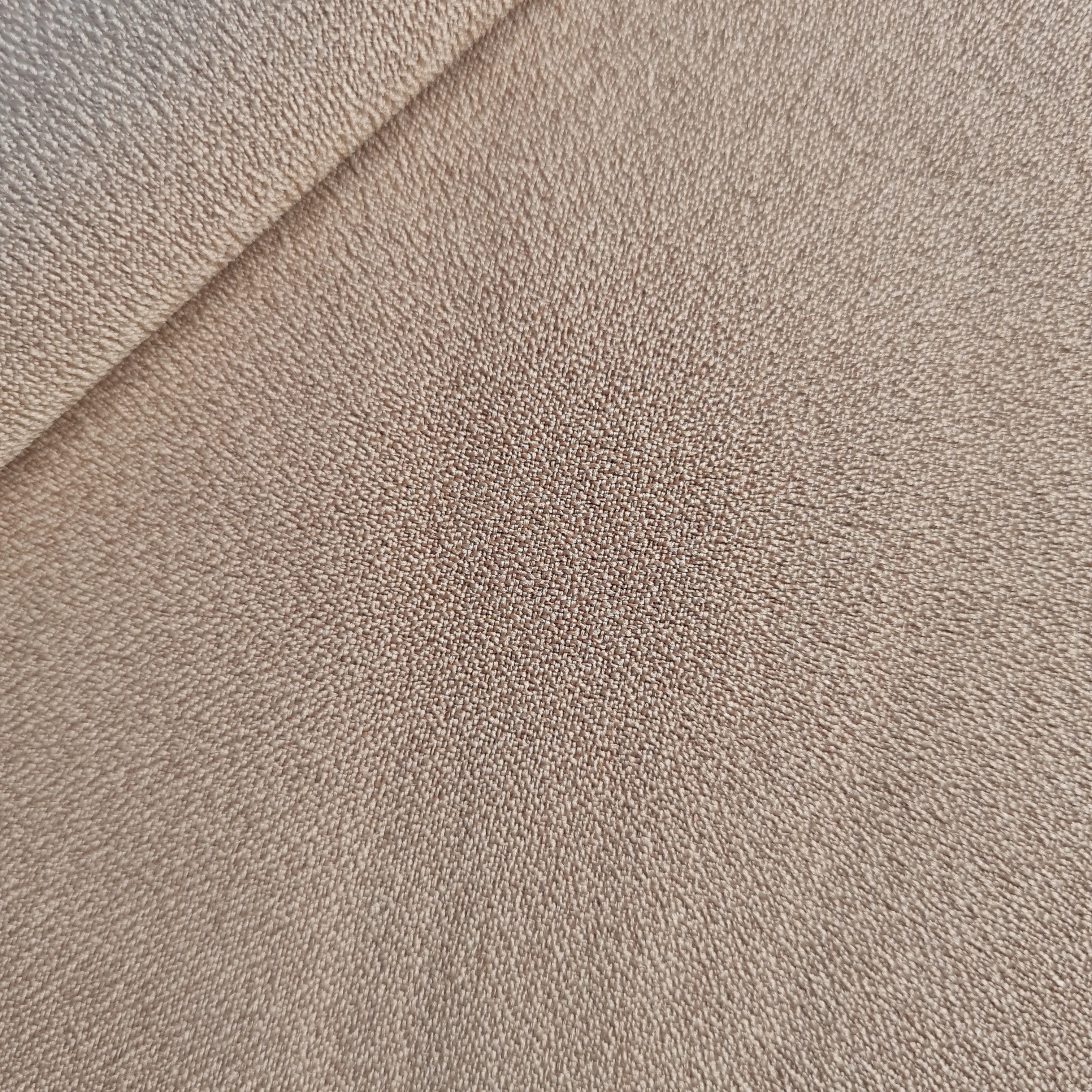 Camel Brown Solid Moss Crepe Fabric 17884