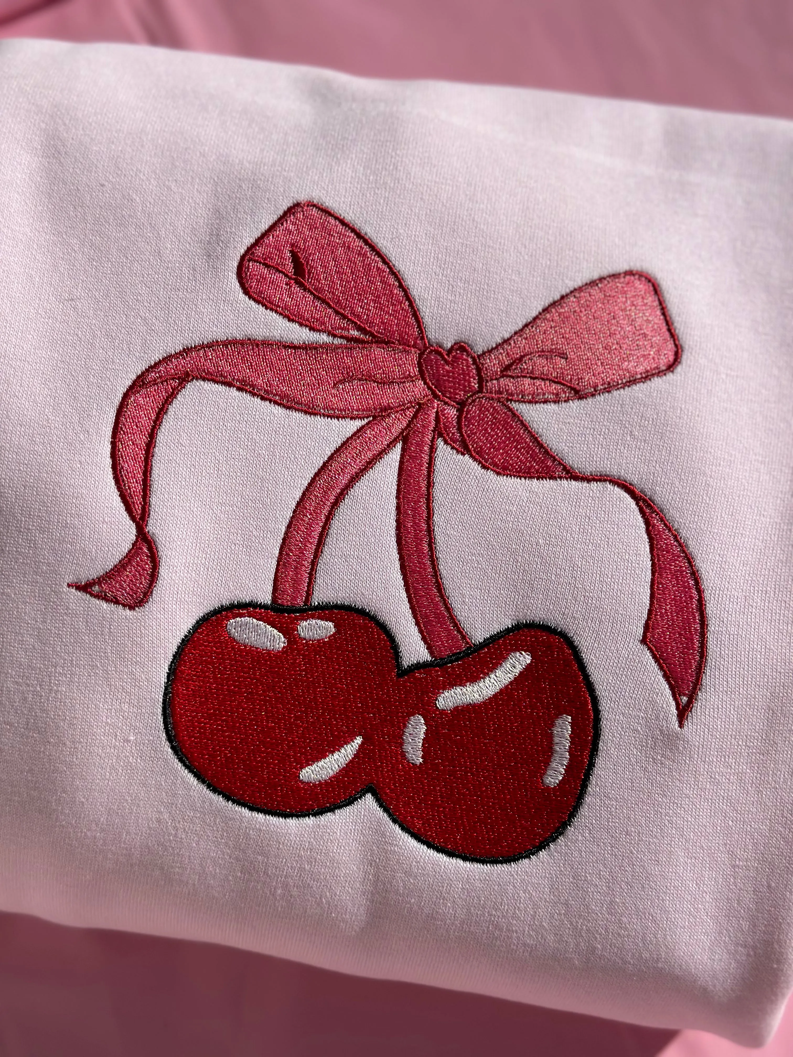 Cherry Bow Sweatshirt