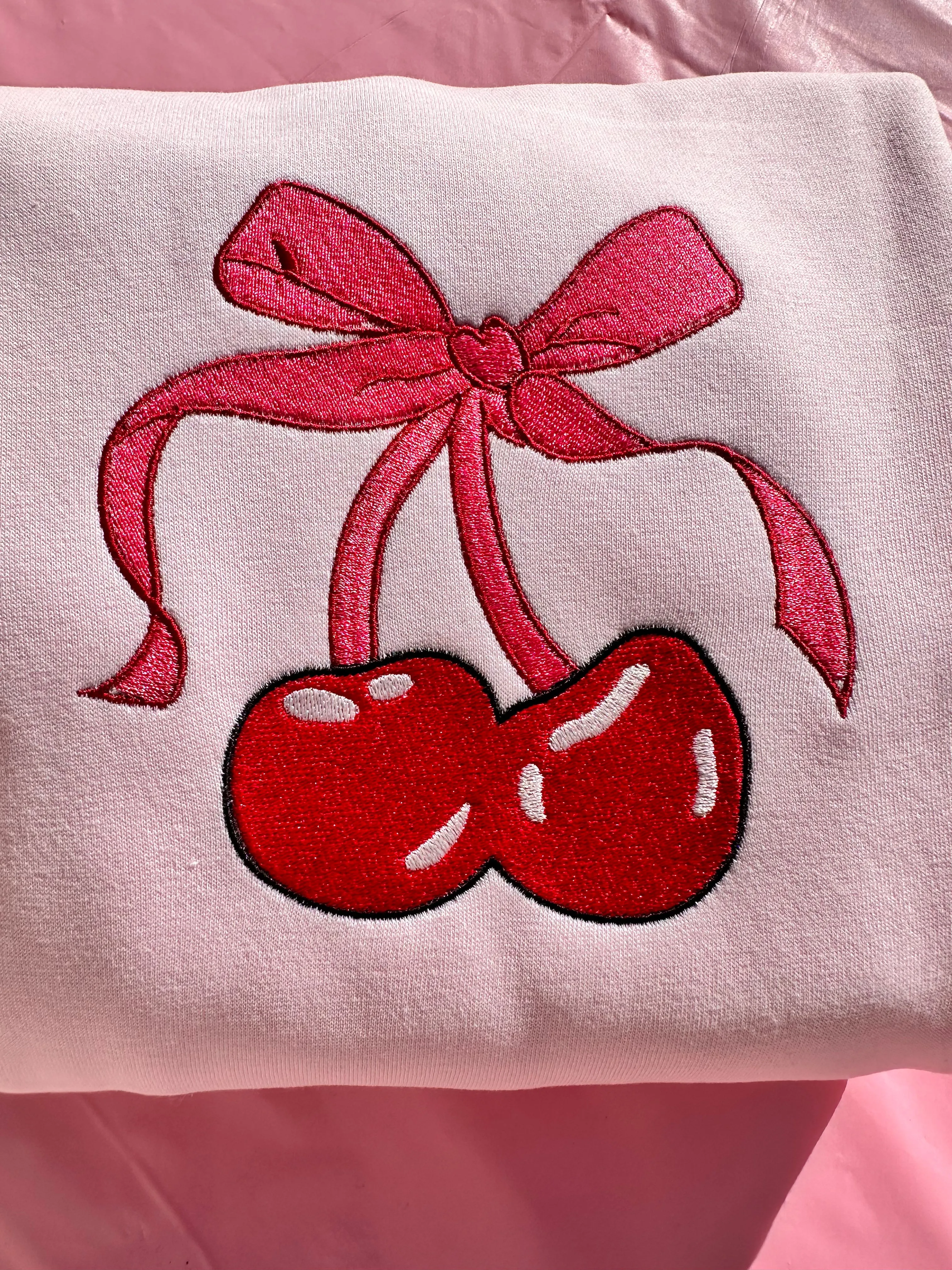 Cherry Bow Sweatshirt