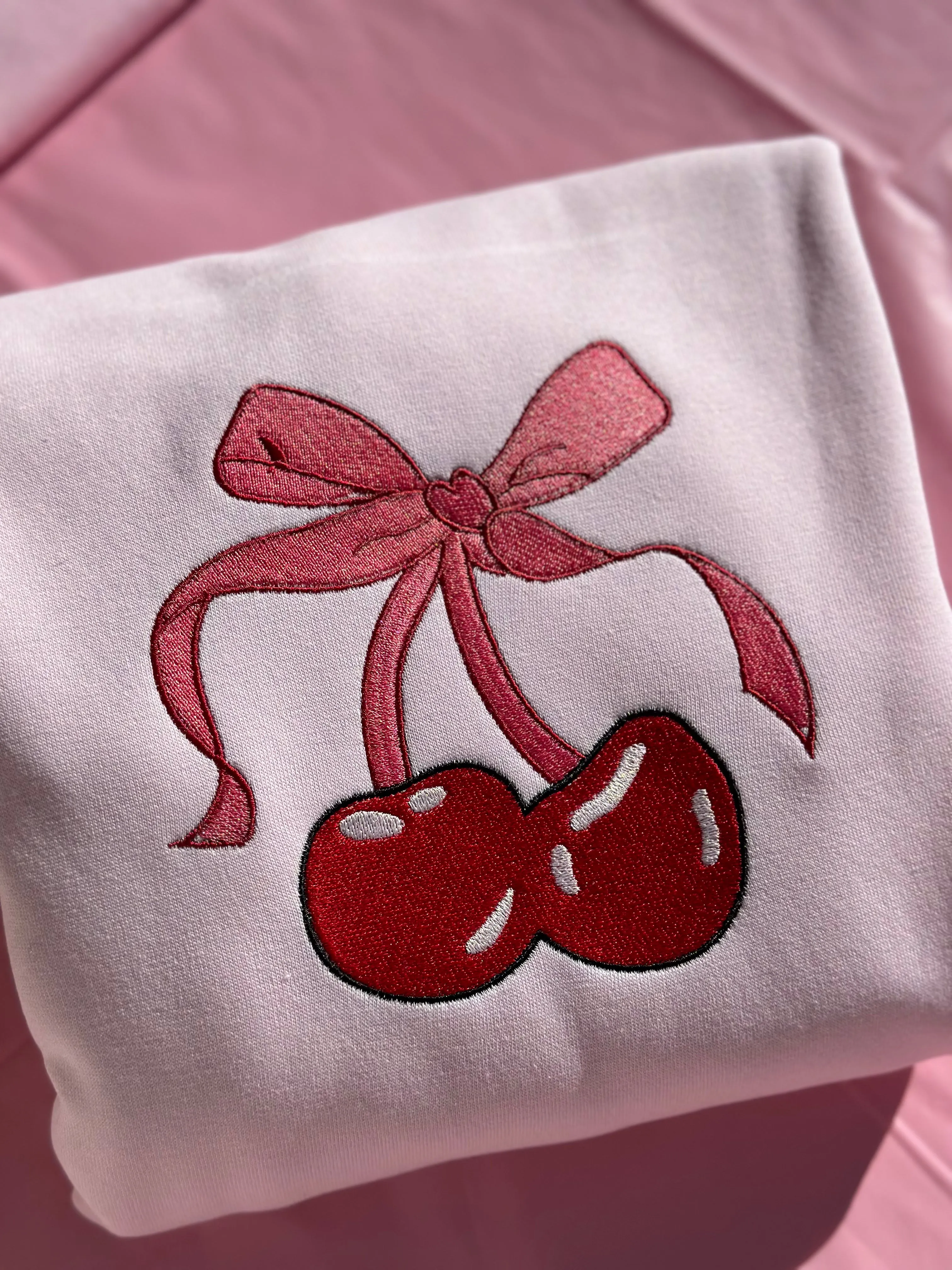 Cherry Bow Sweatshirt