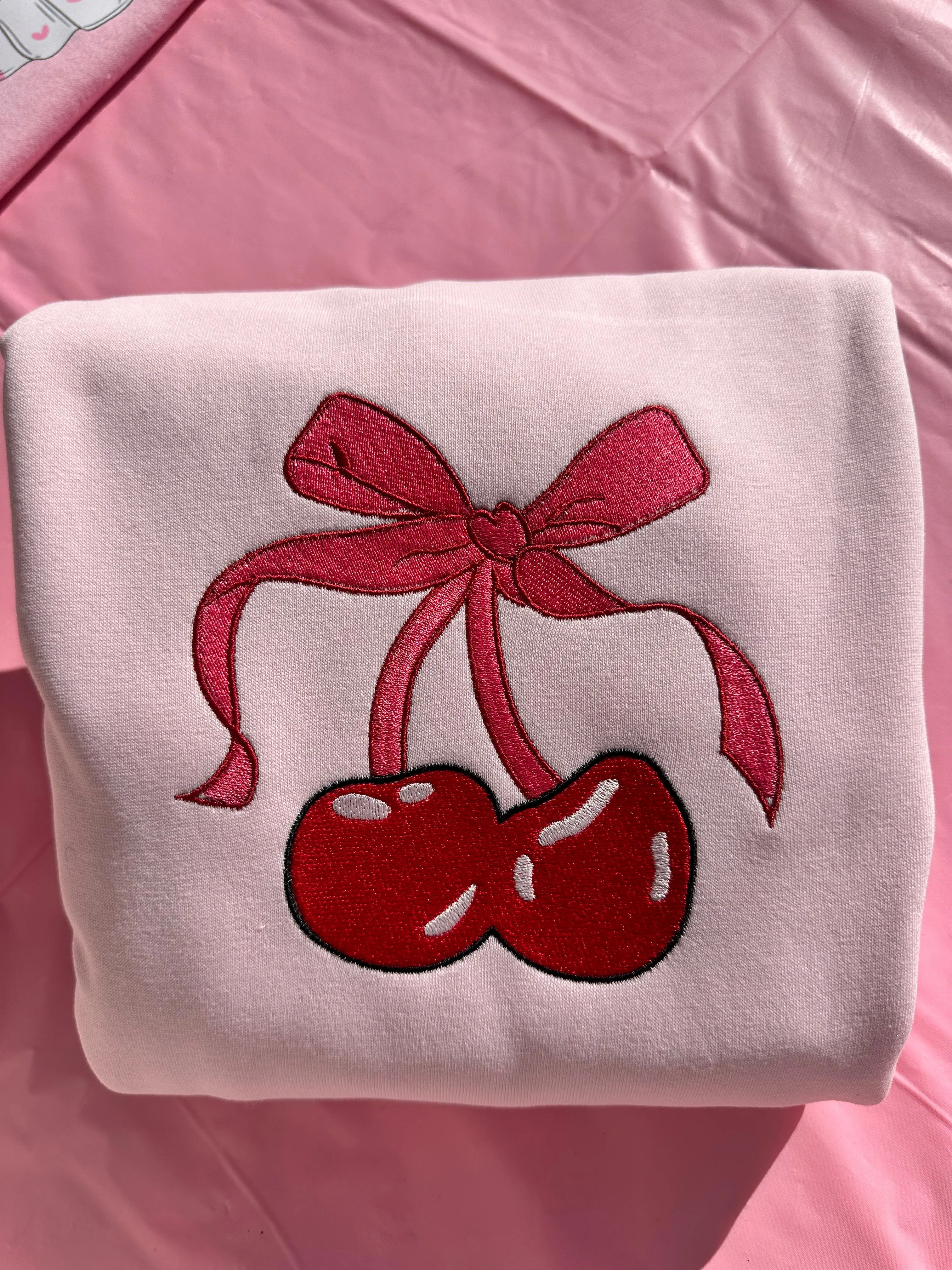 Cherry Bow Sweatshirt