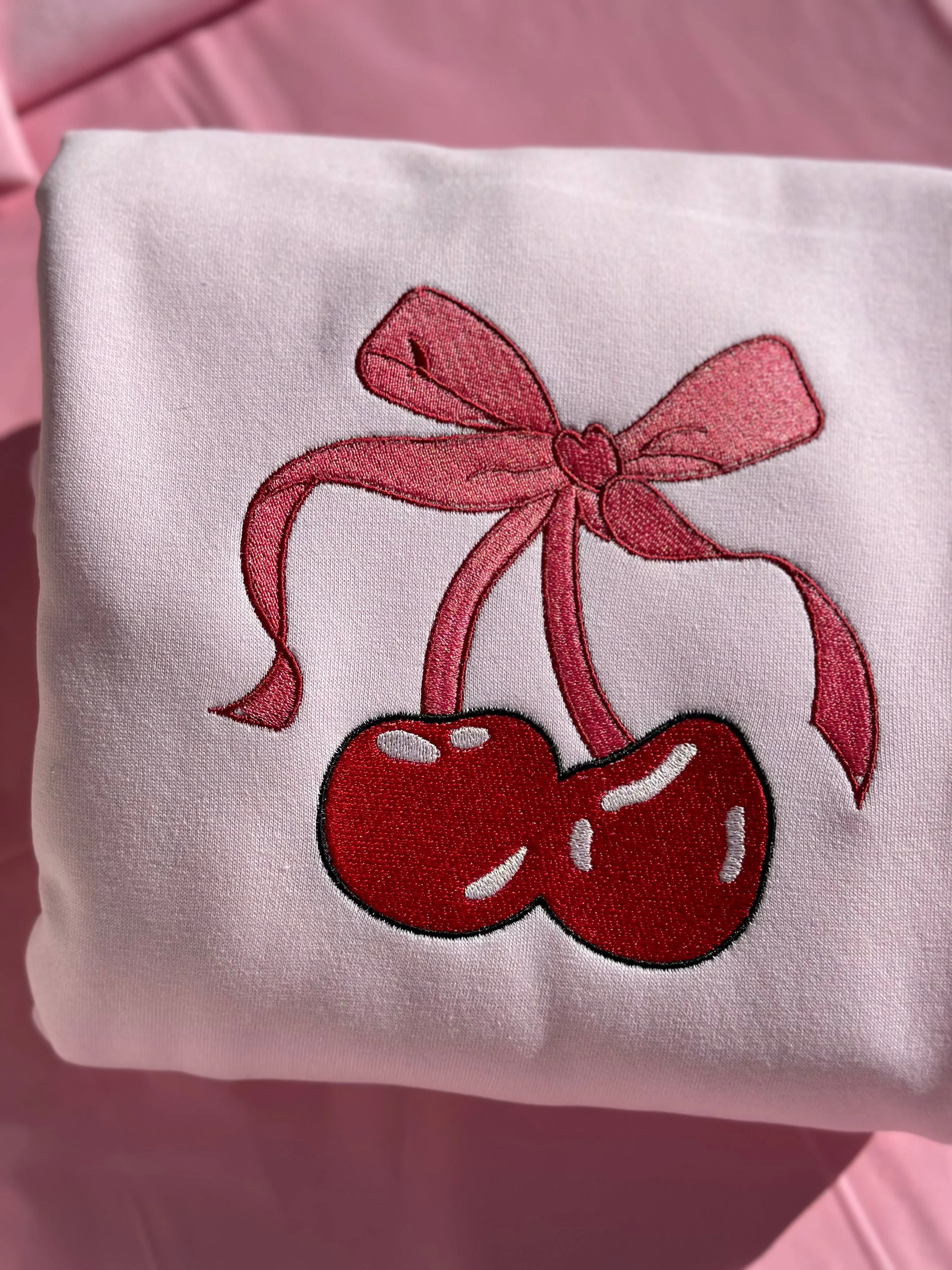 Cherry Bow Sweatshirt