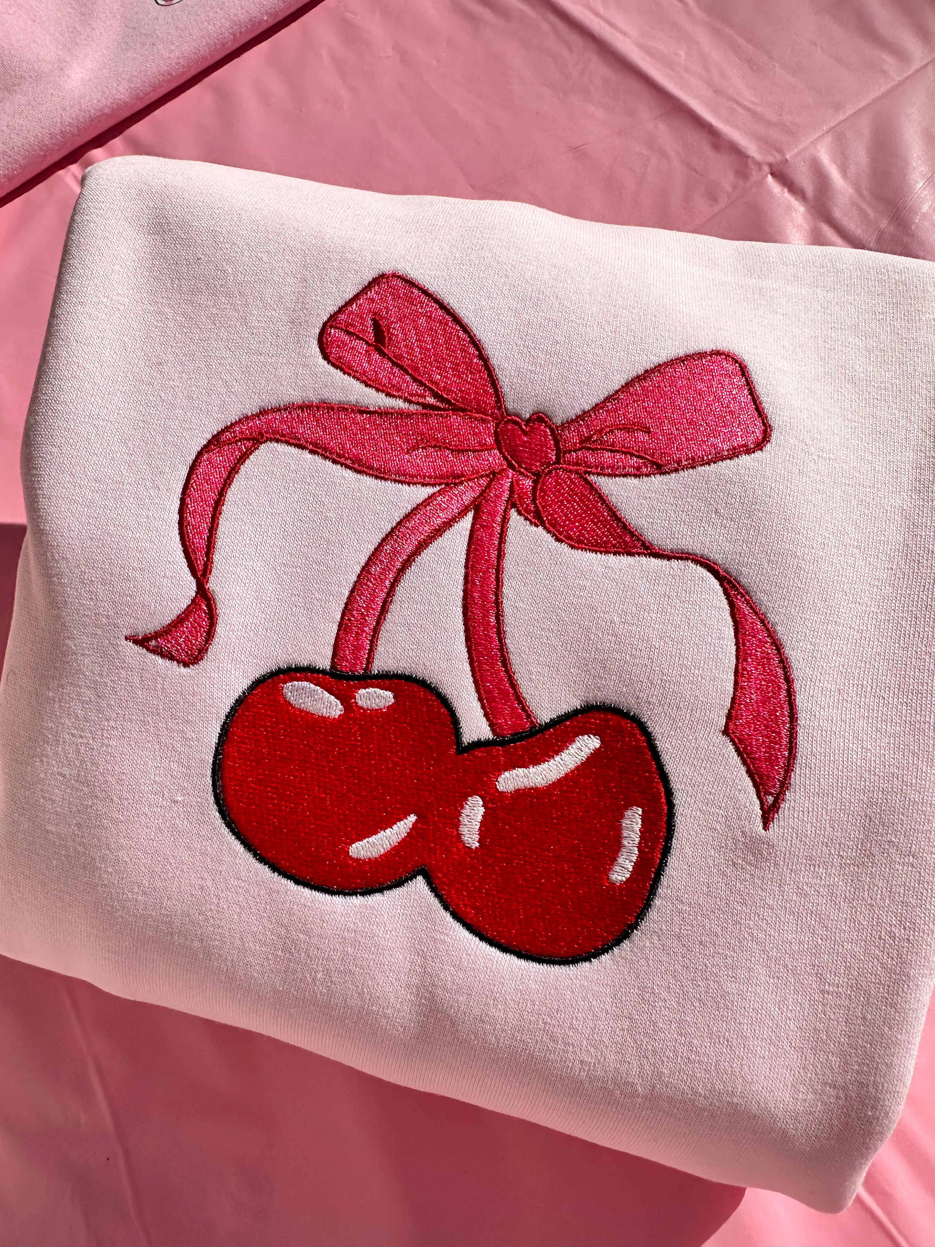 Cherry Bow Sweatshirt