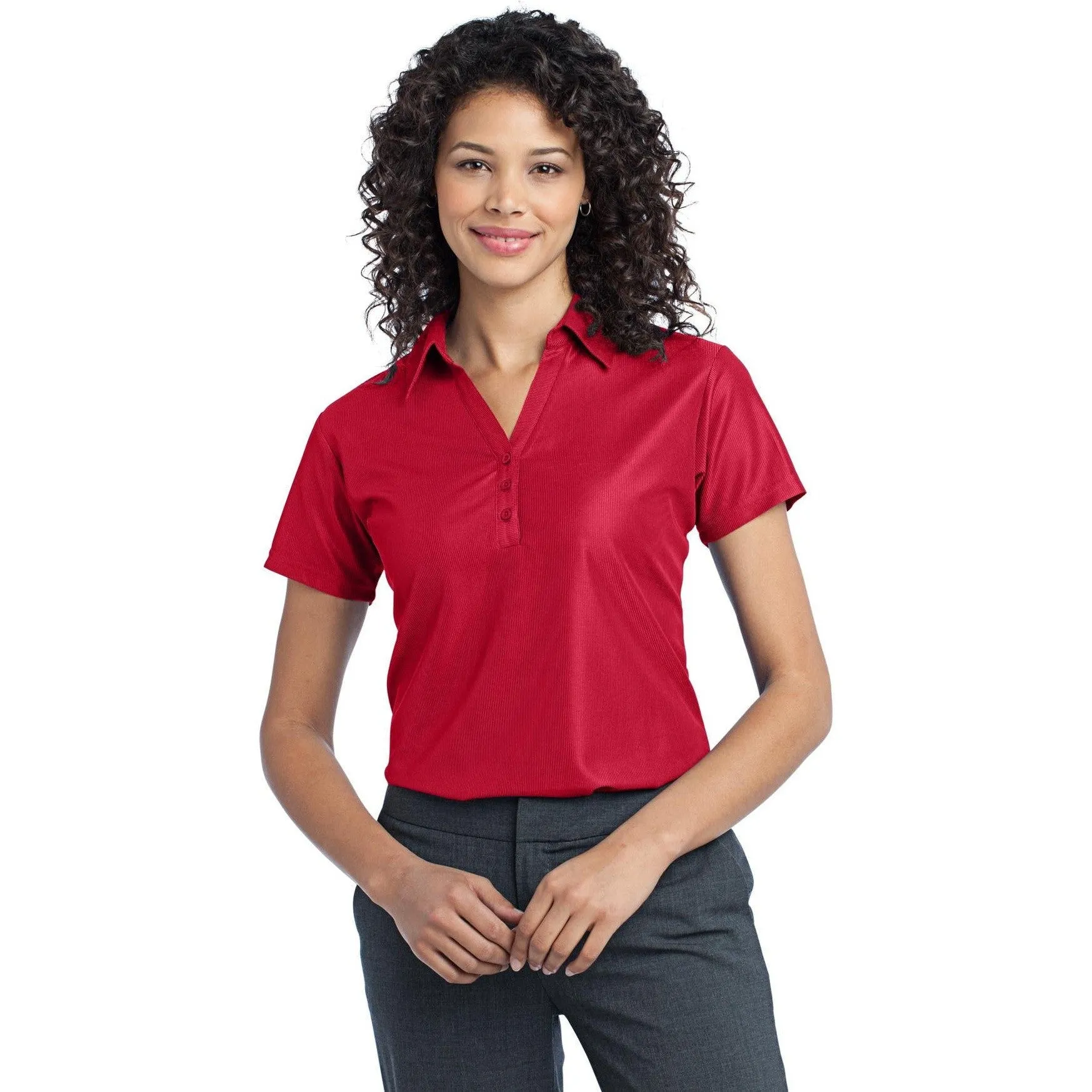 CLOSEOUT - Port Authority Ladies Vertical Pique Polo