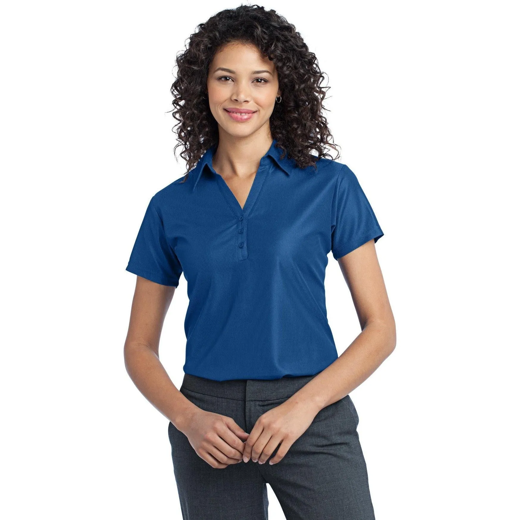 CLOSEOUT - Port Authority Ladies Vertical Pique Polo