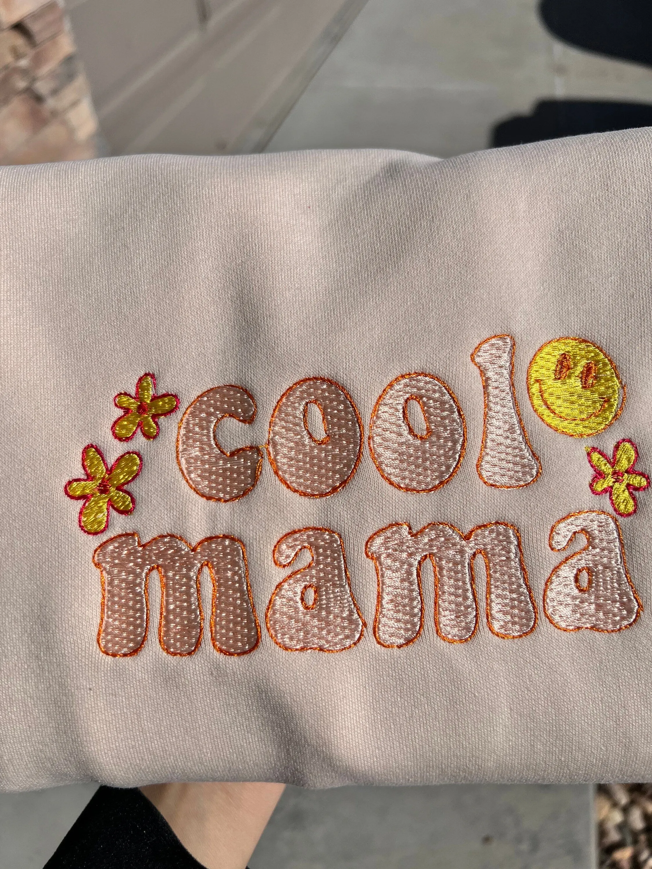 Cool Mama Sweatshirts | Cool Mom | Gift for Mom | Embroidered Mom Sweatshirt