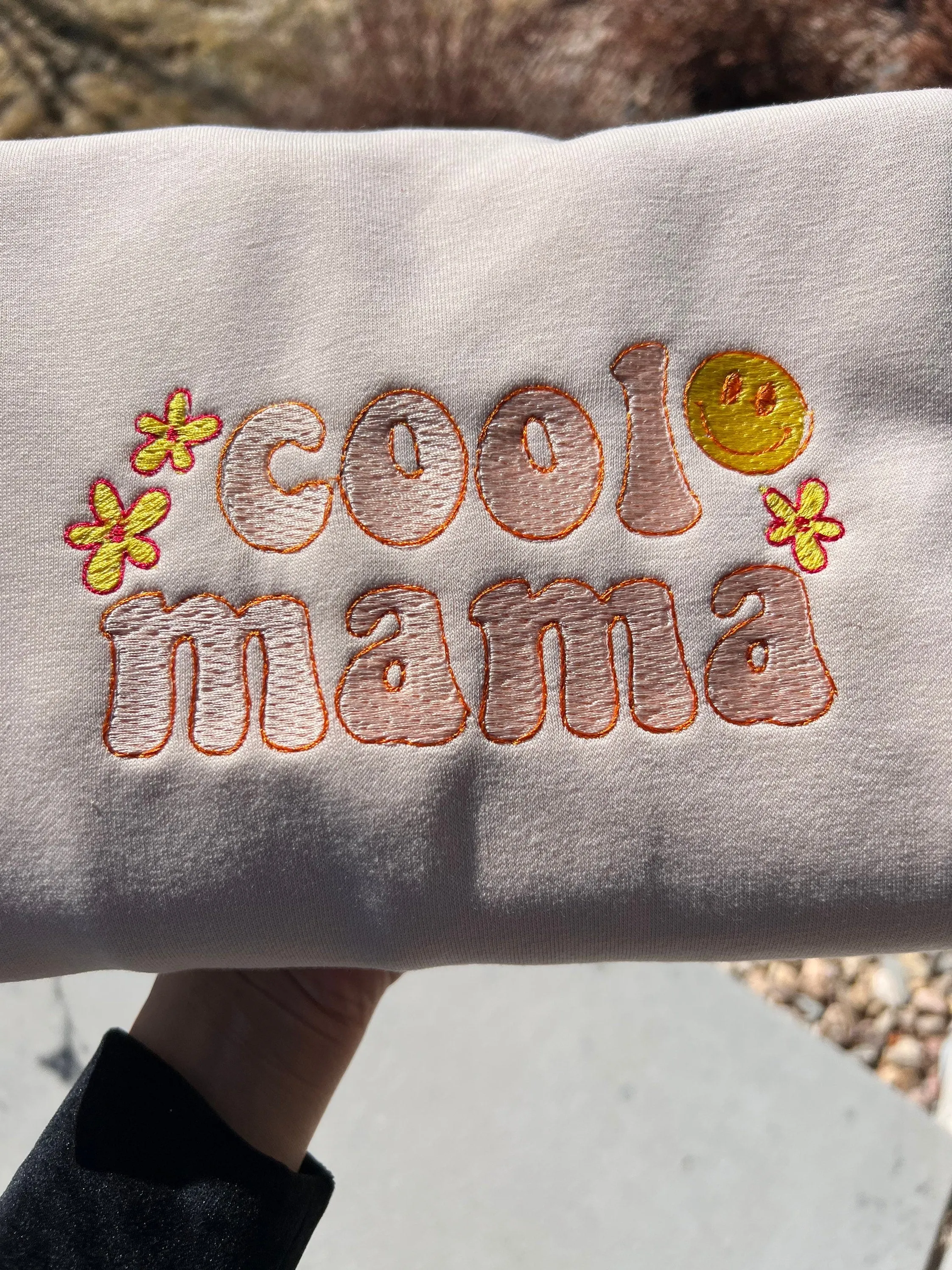 Cool Mama Sweatshirts | Cool Mom | Gift for Mom | Embroidered Mom Sweatshirt