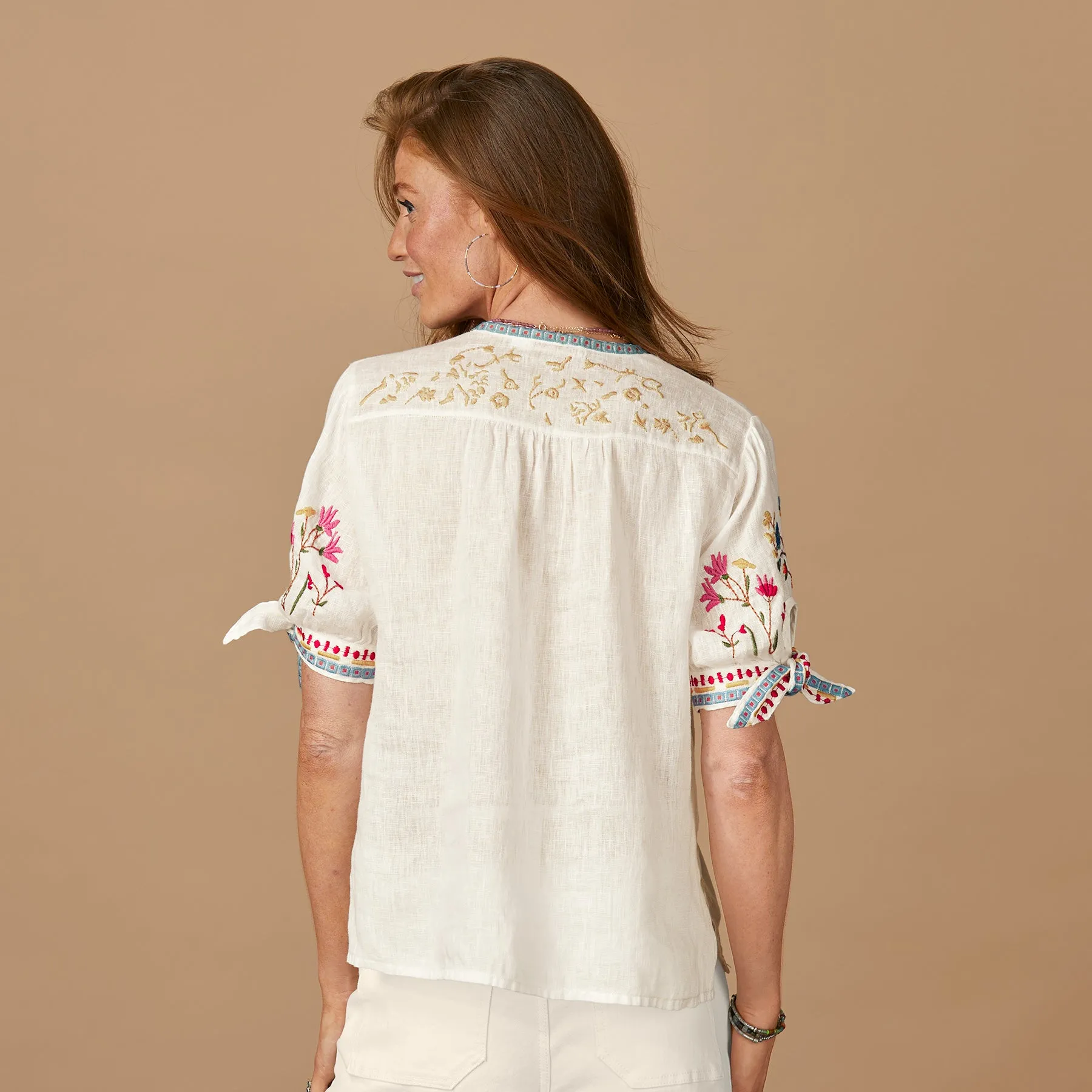 Cosetta Linen Top