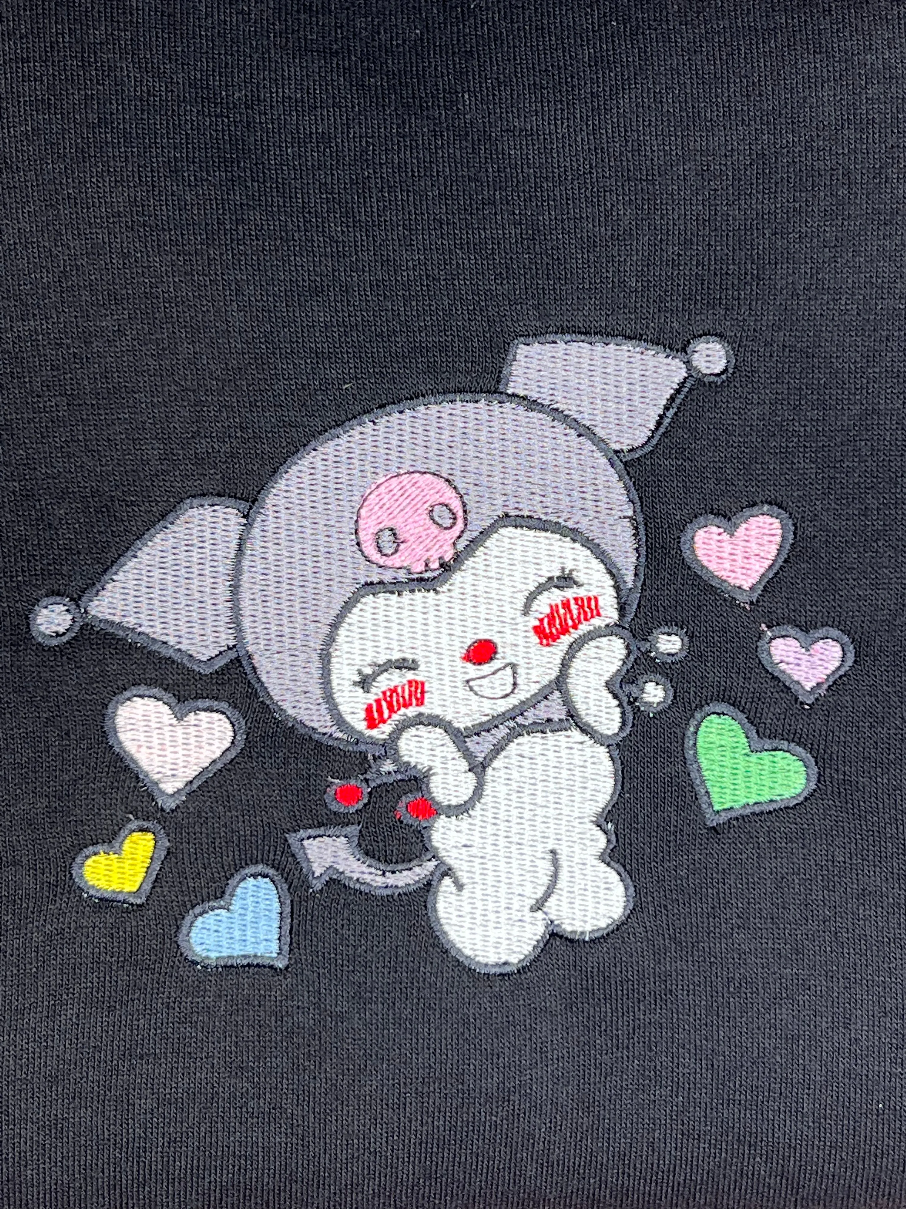 Cute Hearts Embroidered Sweatshirts, Gifts for her