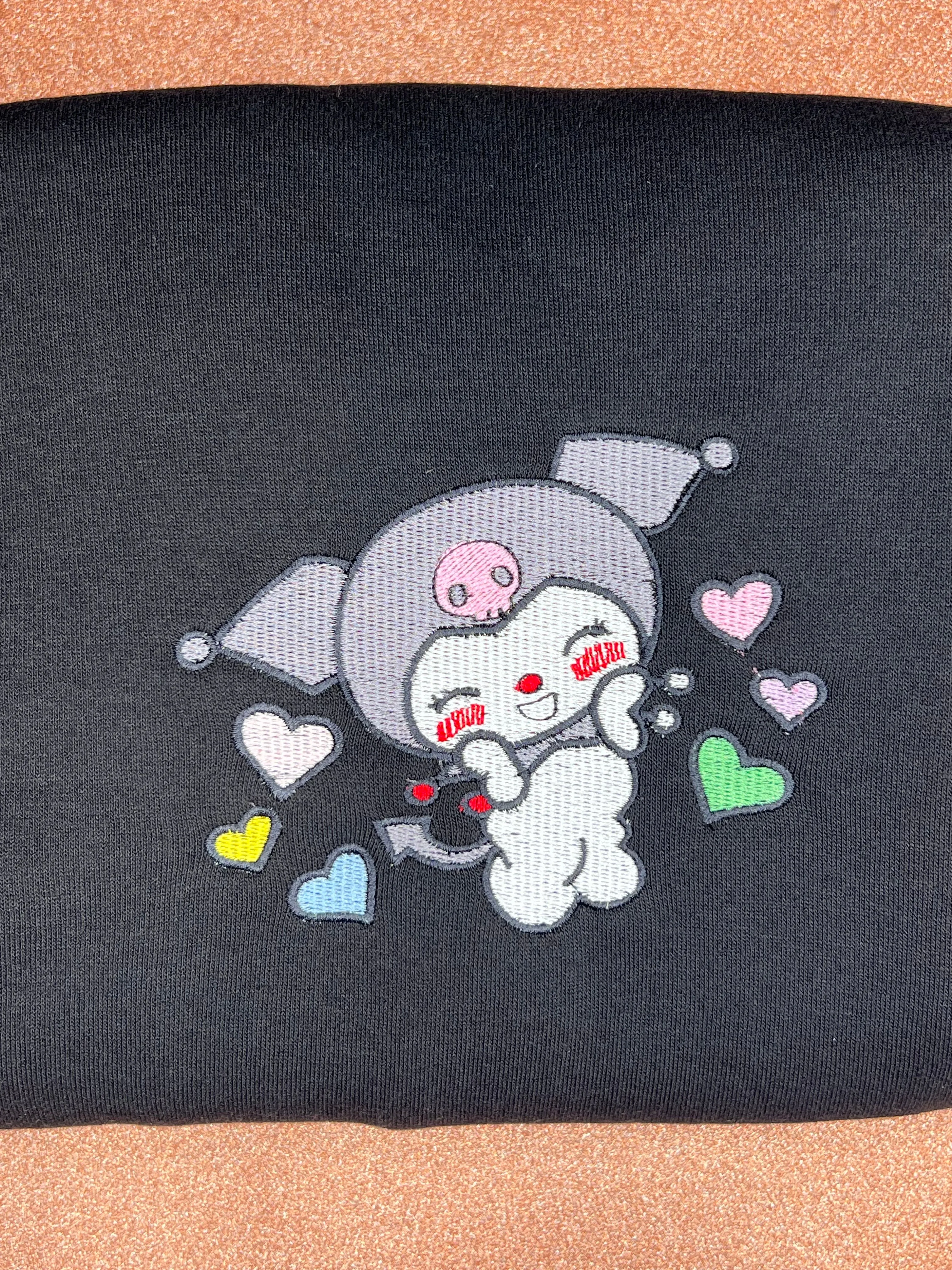 Cute Hearts Embroidered Sweatshirts, Gifts for her