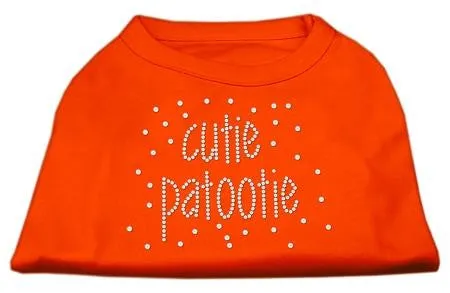 Cutie Patootie Rhinestone Shirts Orange XS (8)