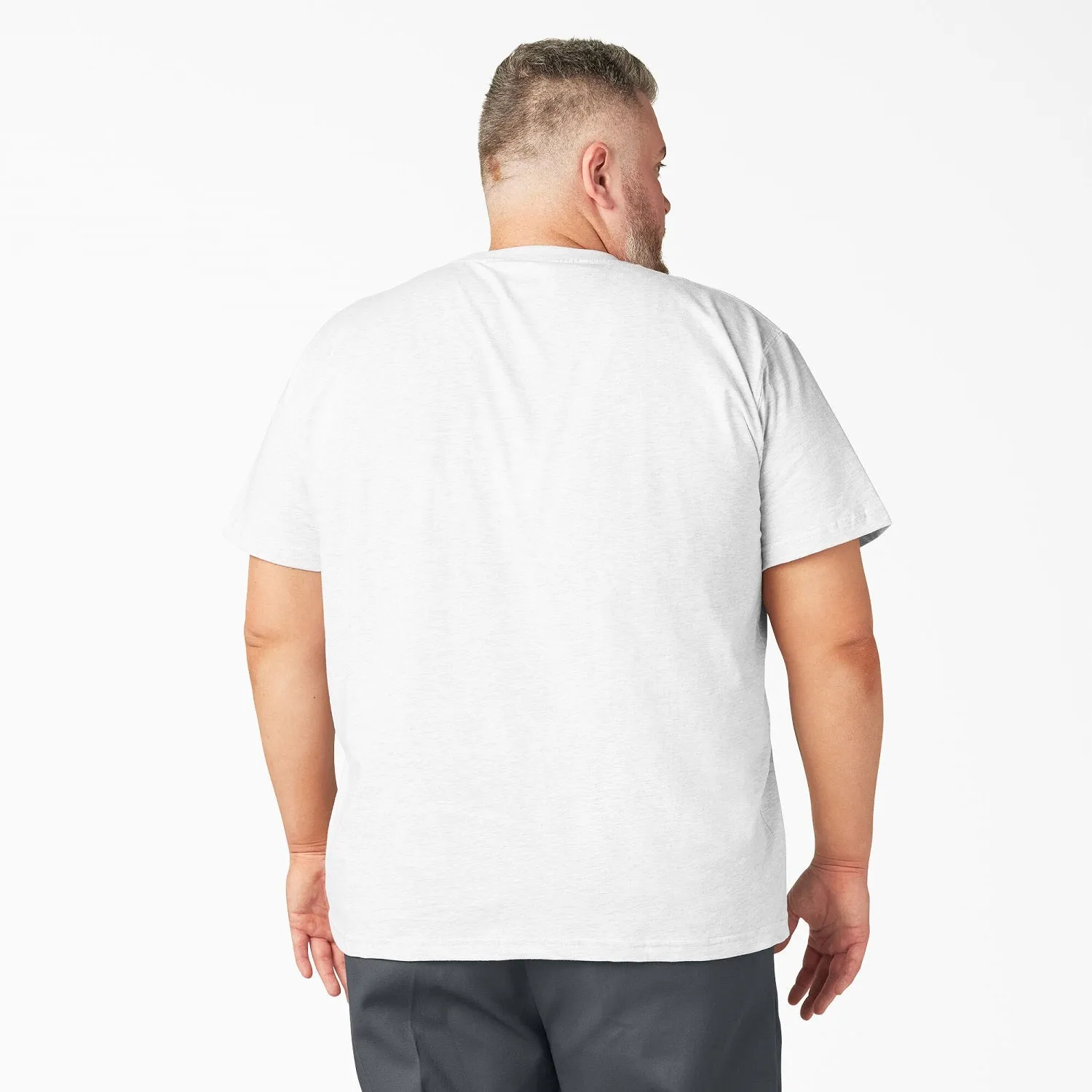 Dickies Men's Heavyweight Short Sleeve Pocket T-Shirt_Ash Gray