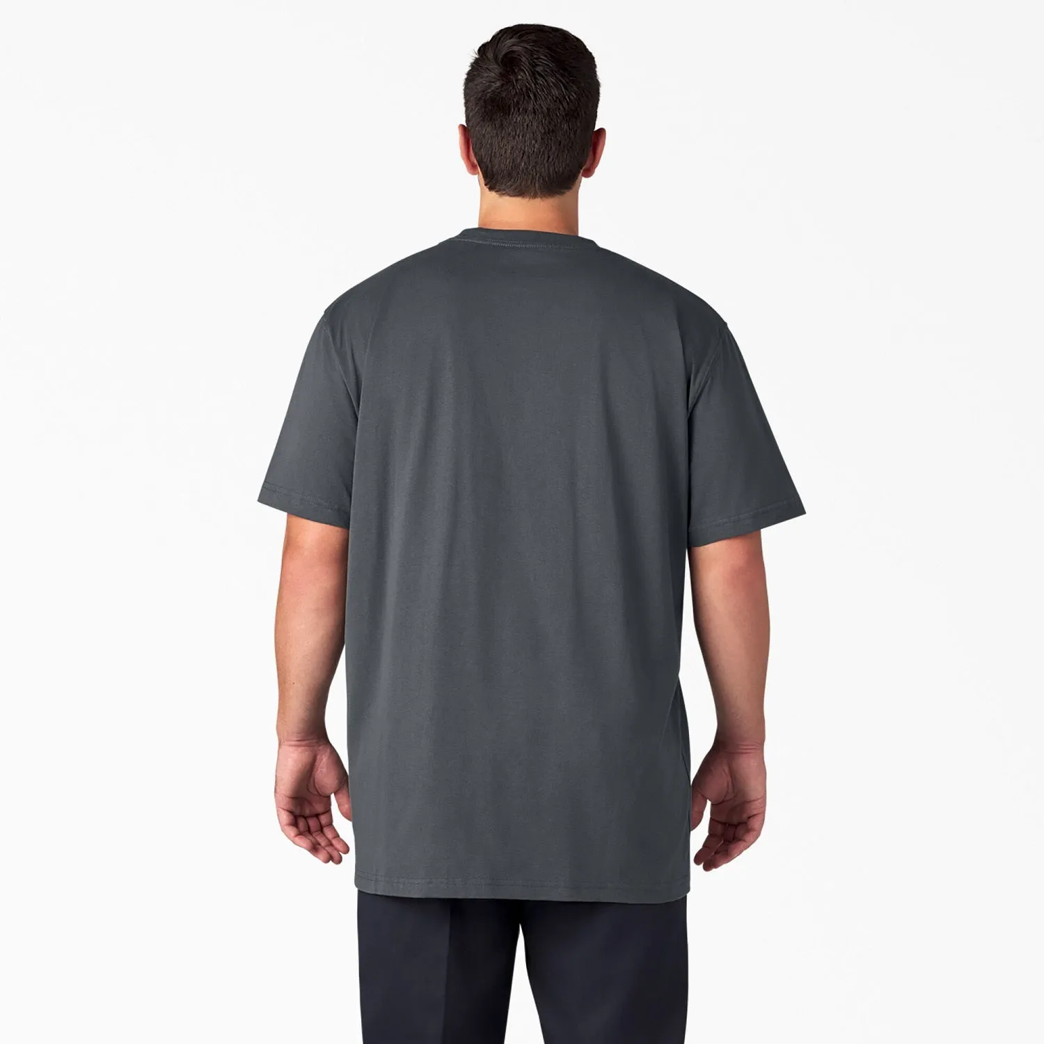 Dickies Men's Heavyweight Short Sleeve Pocket T-Shirt_Charcoal