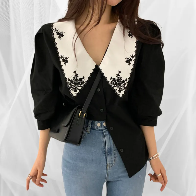 Embroidery Lace Blouse