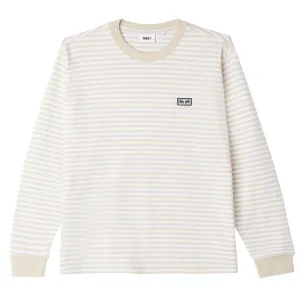 Established works eyes stripe longsleeve clay multi