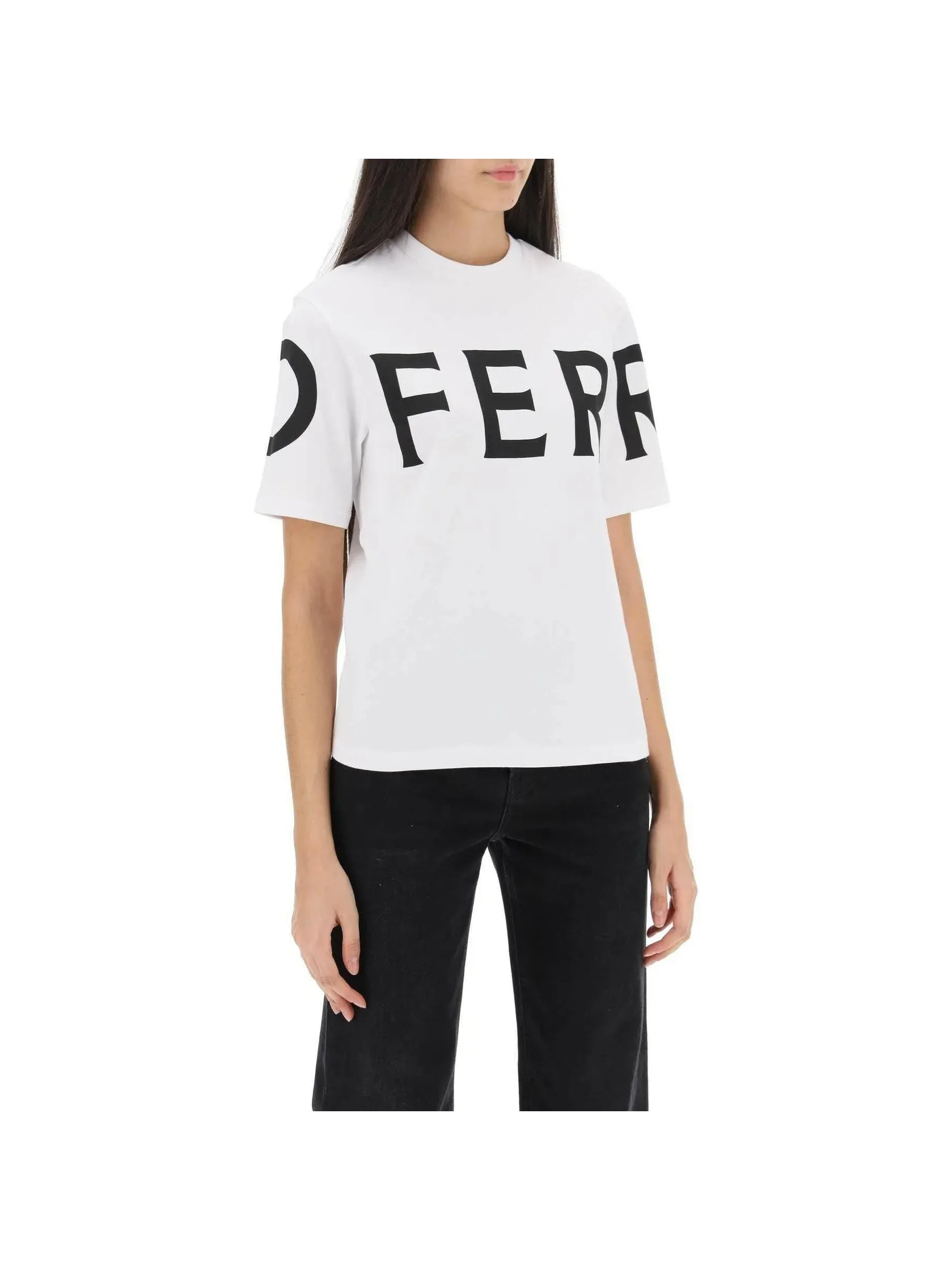 Ferragamo Logo Cotton T-Shirt