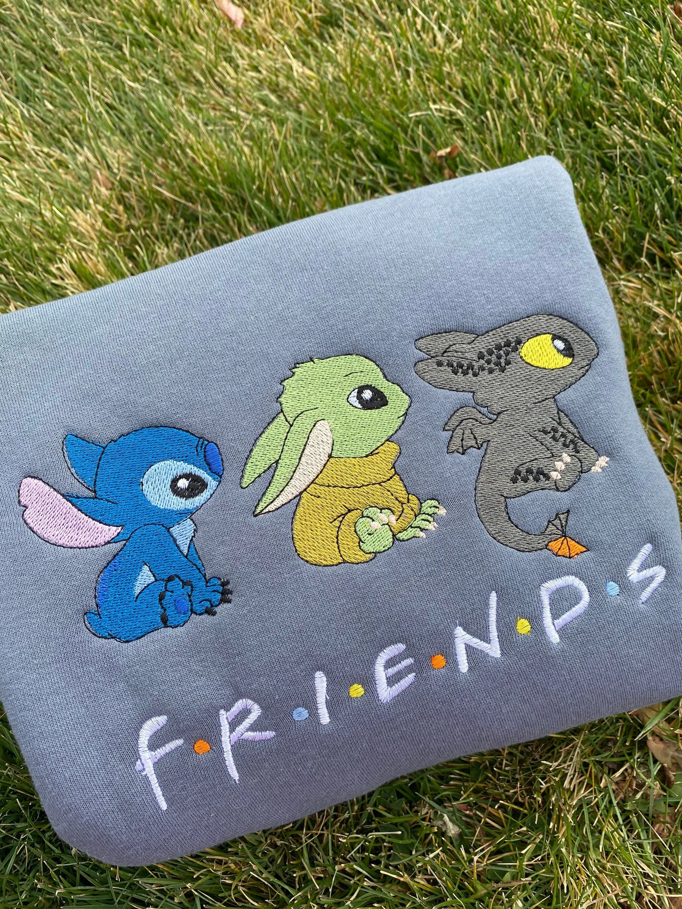 Friend Cute Embroidered Sweatshirts Gifts for her