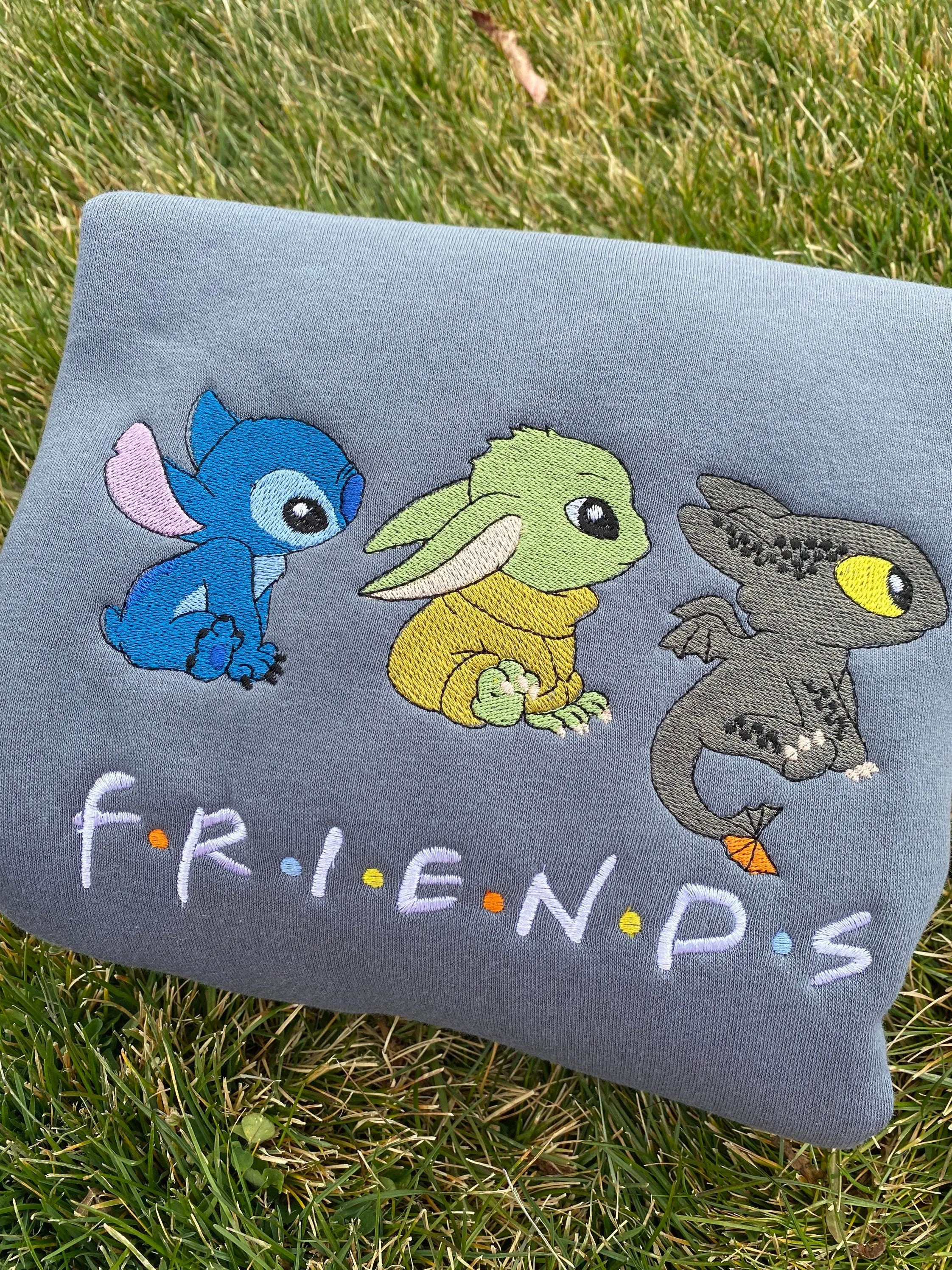 Friend Cute Embroidered Sweatshirts Gifts for her