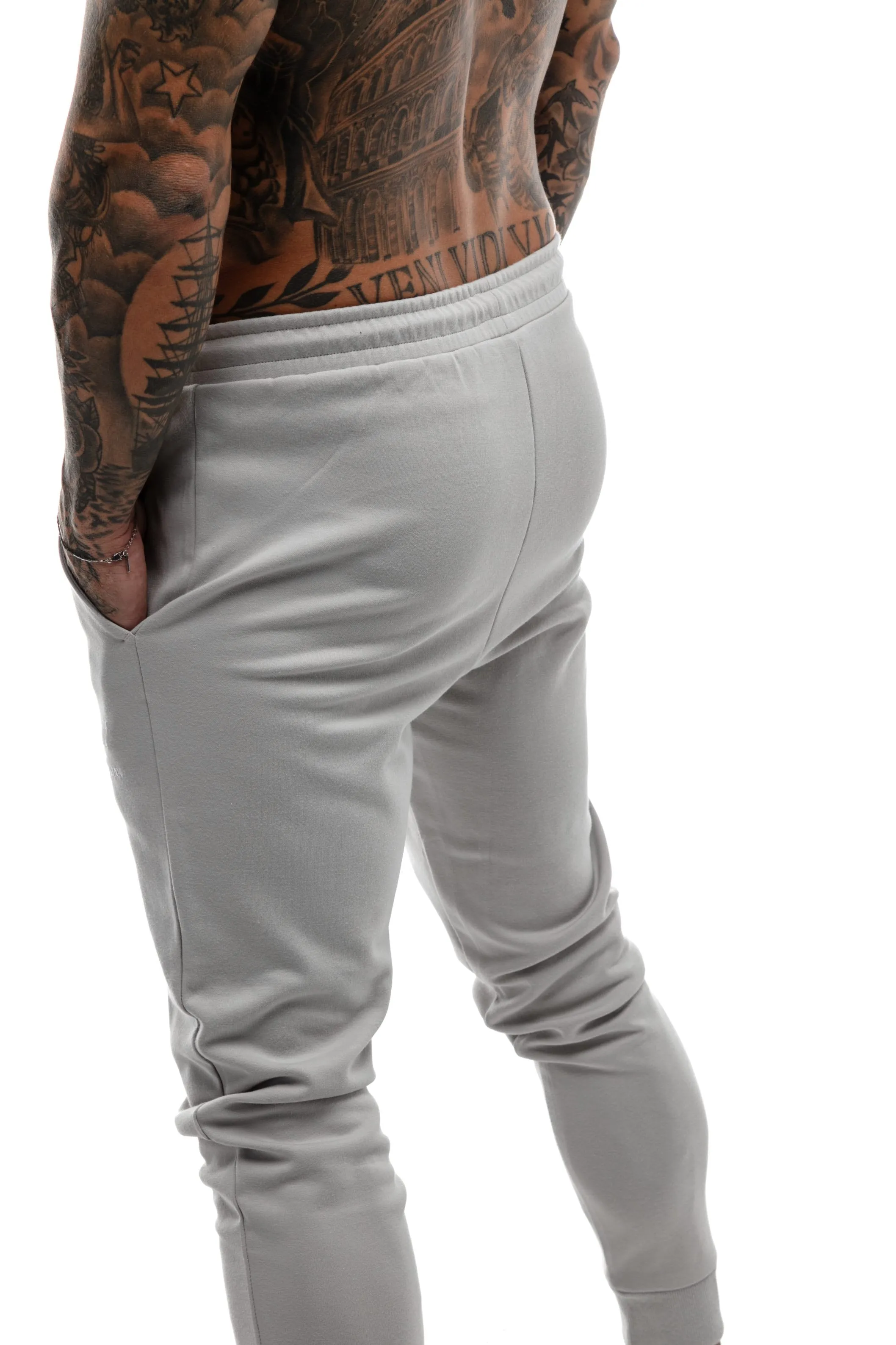 GymFreak Mens Power Joggers - Light Grey