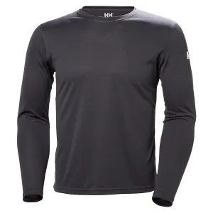 Helly Hansen Men's Ebony Tech Crew Long Sleeve Shirt