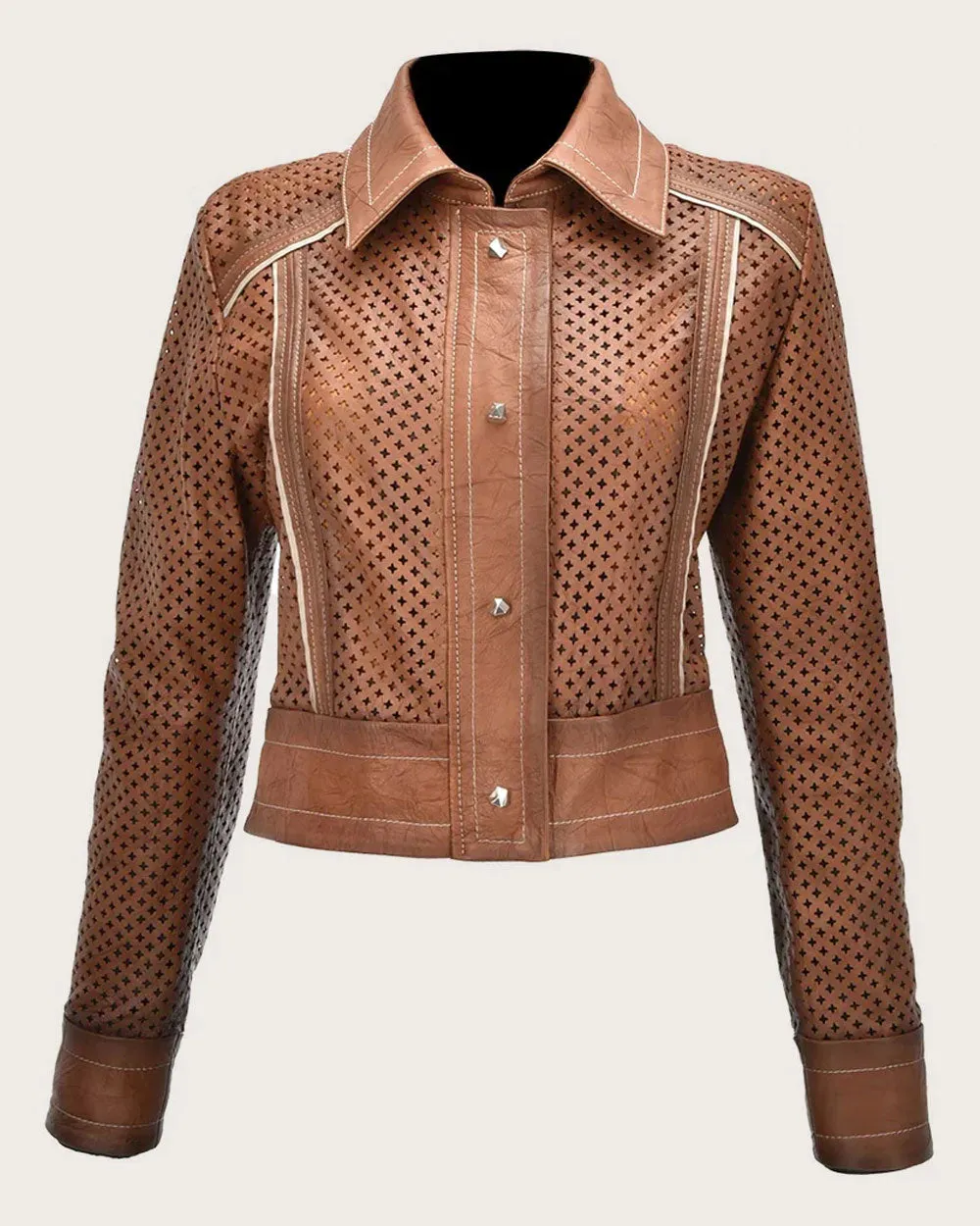 Honey perfored jacket