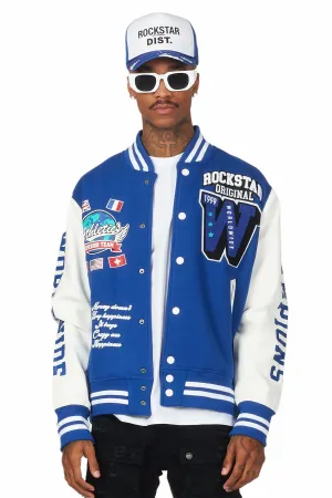 Izumi Blue Varsity Jacket