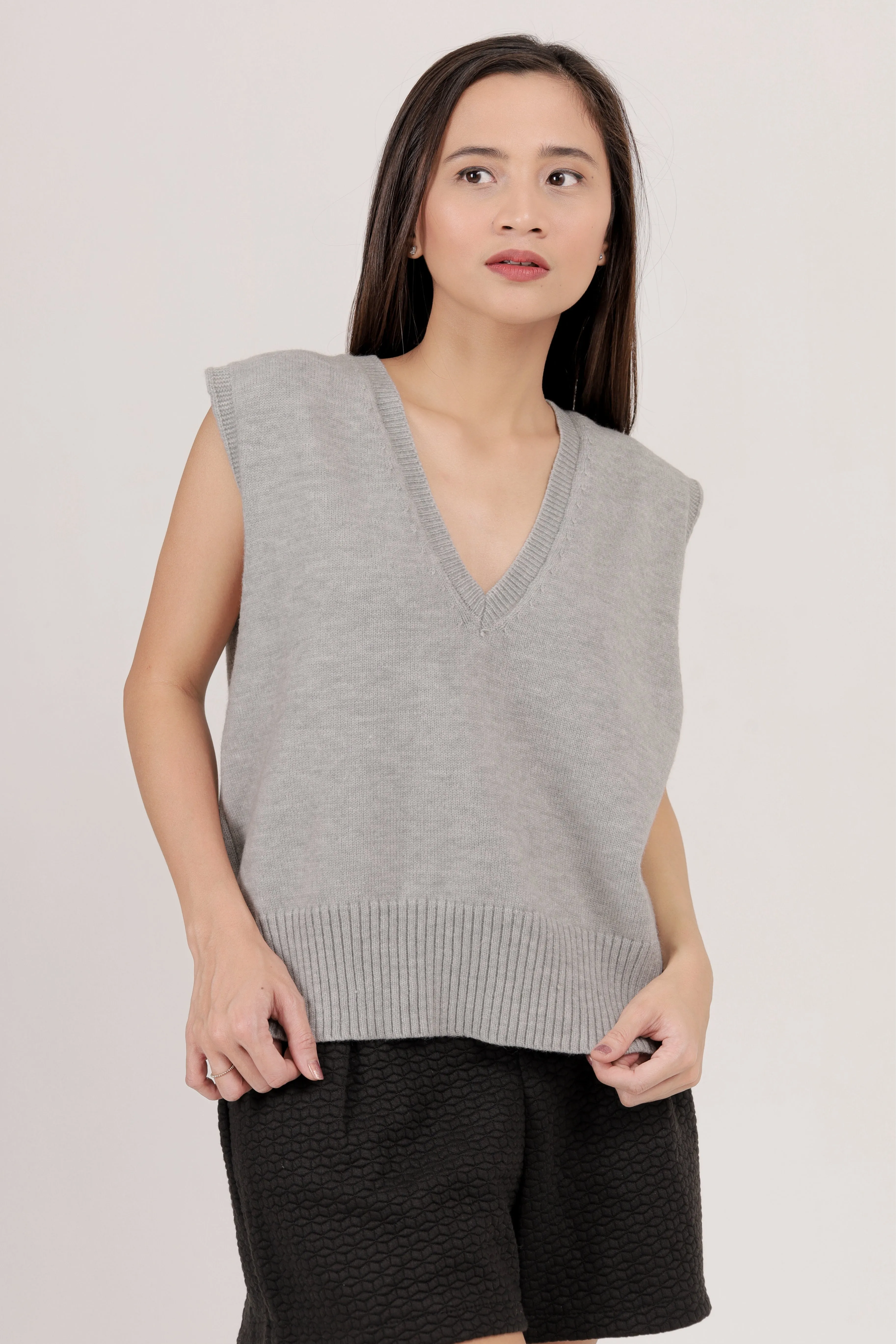 Janelle Yarn Knit Vest Top