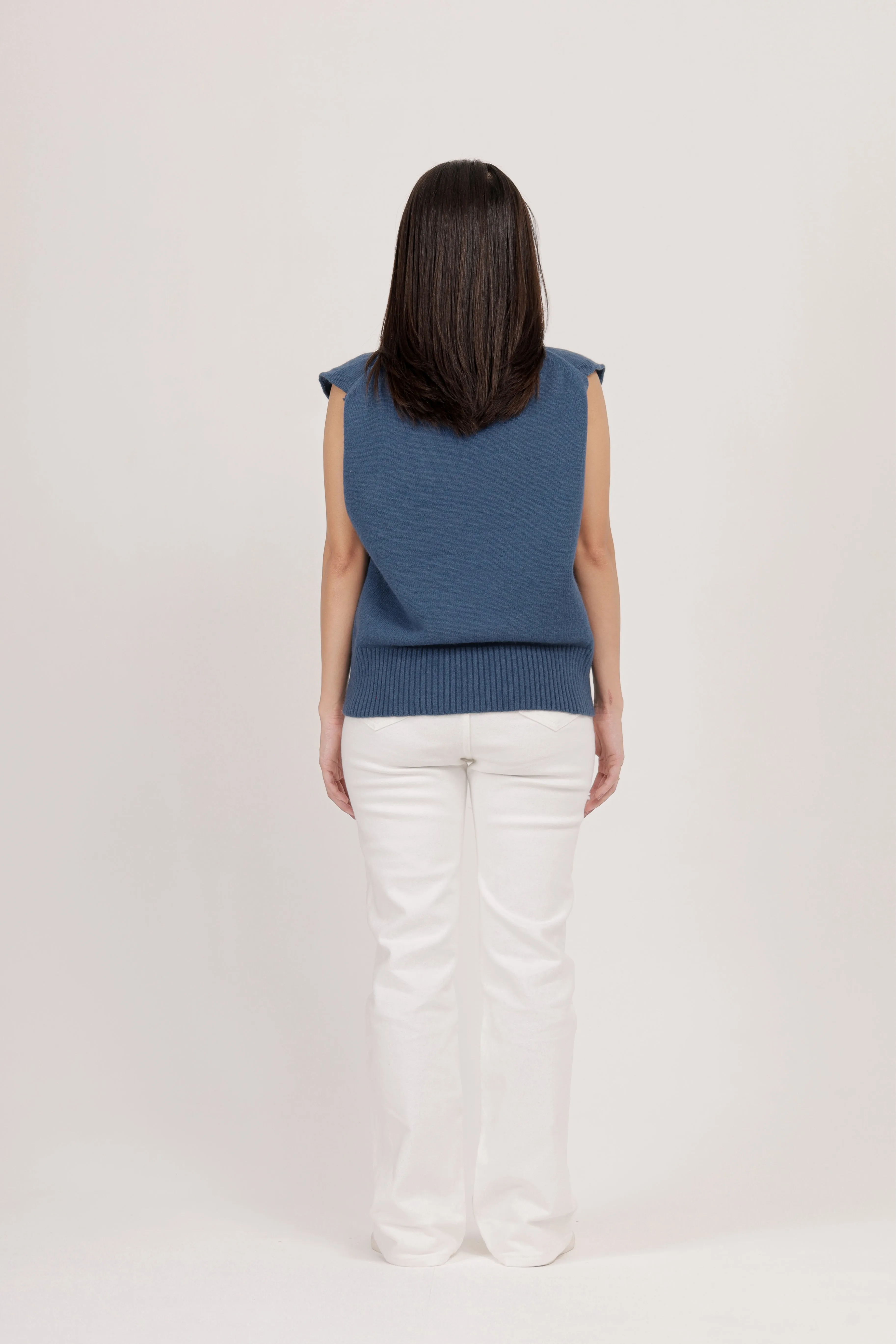 Janelle Yarn Knit Vest Top