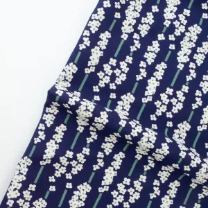 Jessica Nielsen - Cotton Viscose Twill - Purple Blossoms