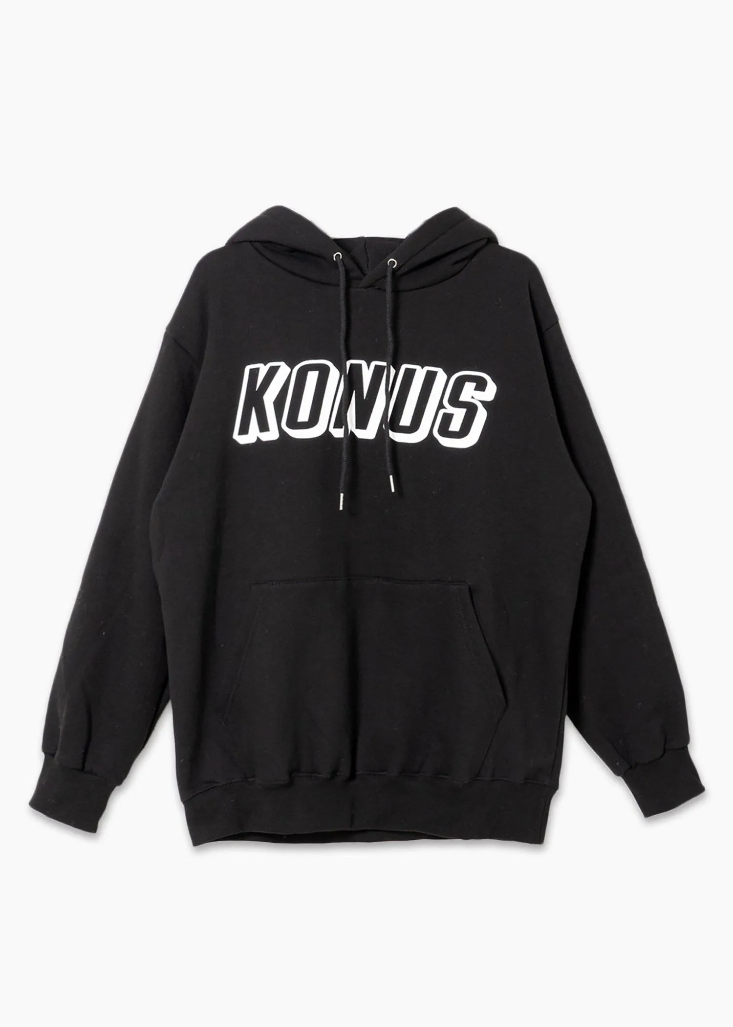 Konus Men's Essential Logo Hoodie in Black