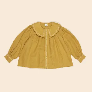 Linen Carlotta Shirt - Goldenrod