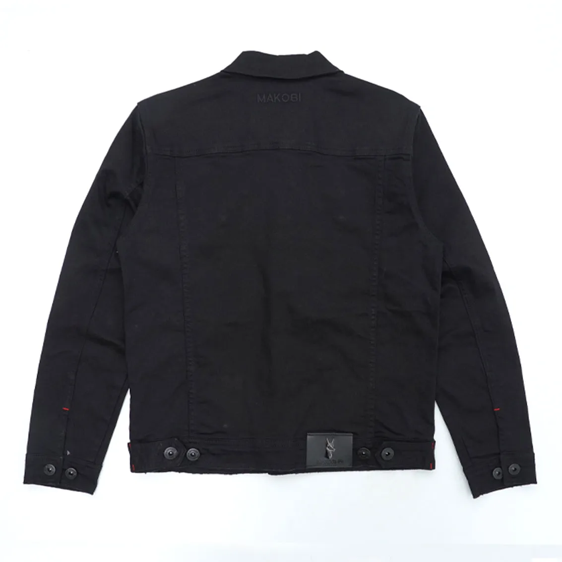 M1026 - Makobi Core Denim Jacket - Jet Black