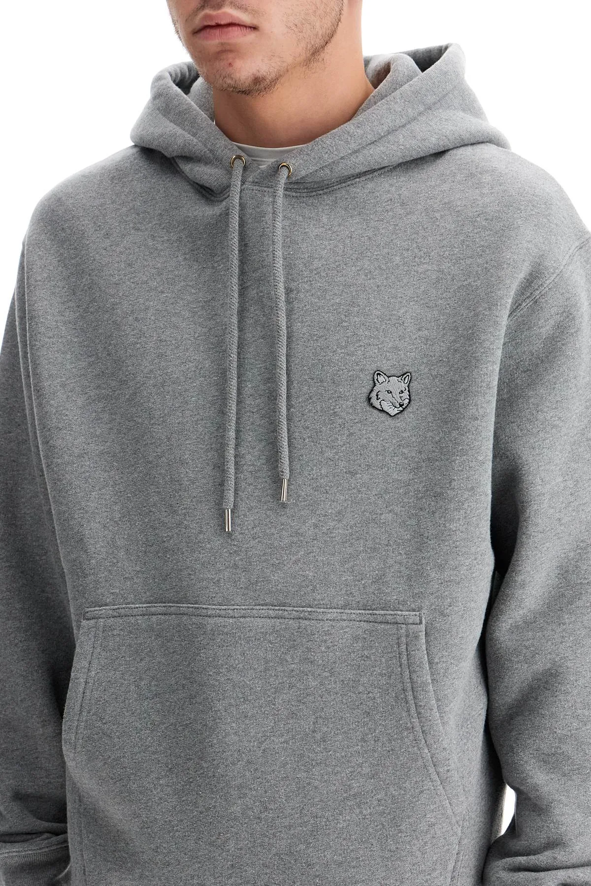 Maison Kitsune Bold Fox Head Hooded Sweatshirt