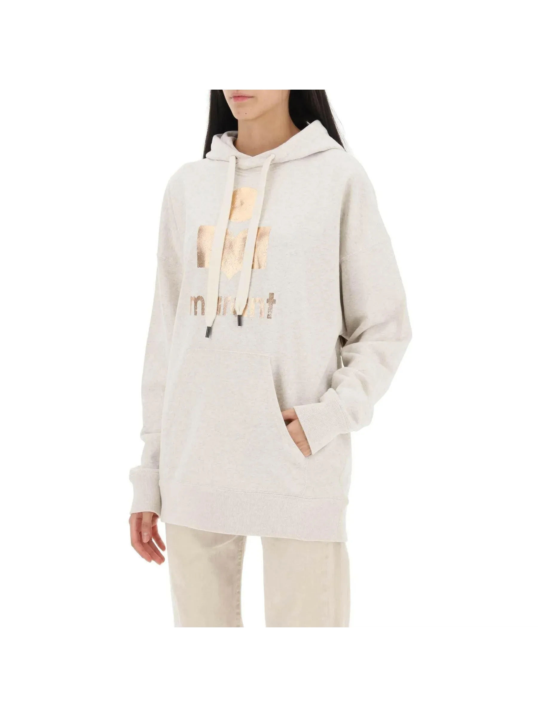 Mansel Metallic Hooded Sweater