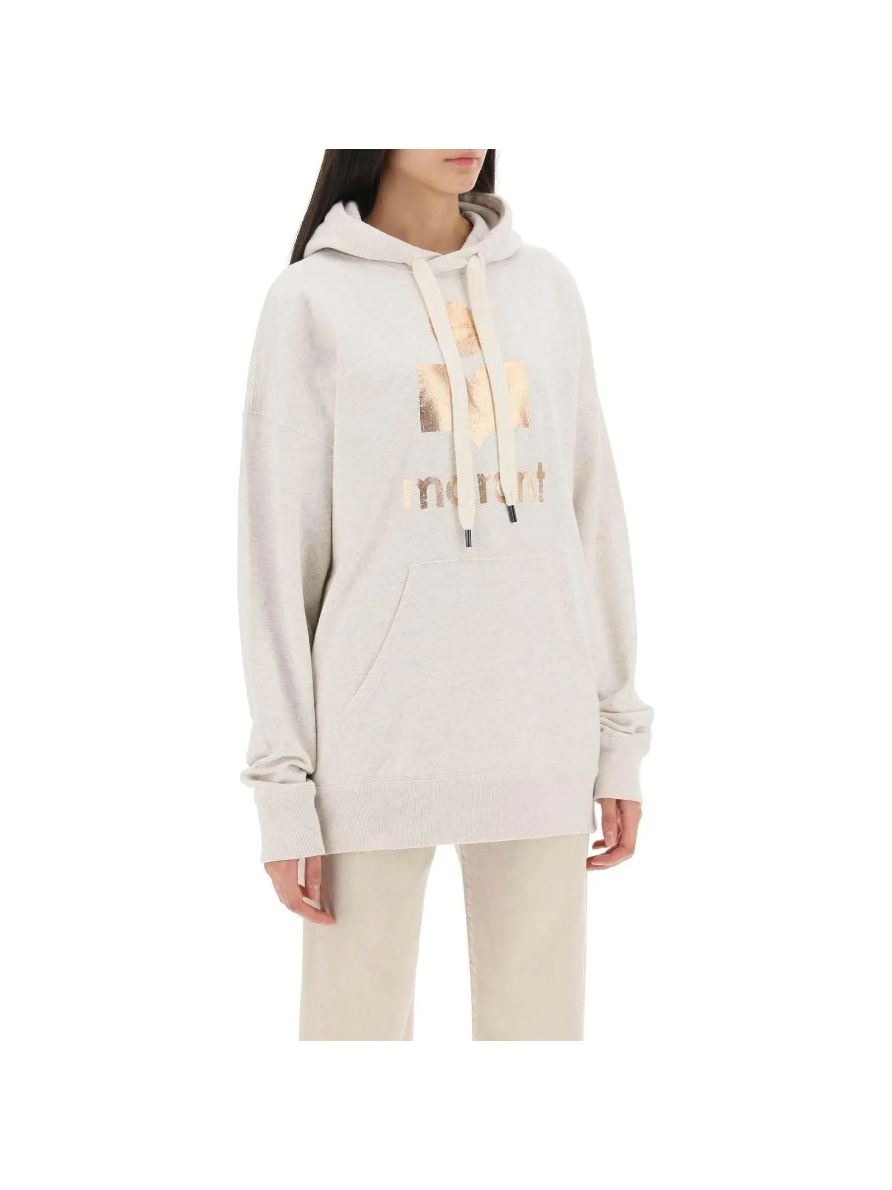 Mansel Metallic Hooded Sweater