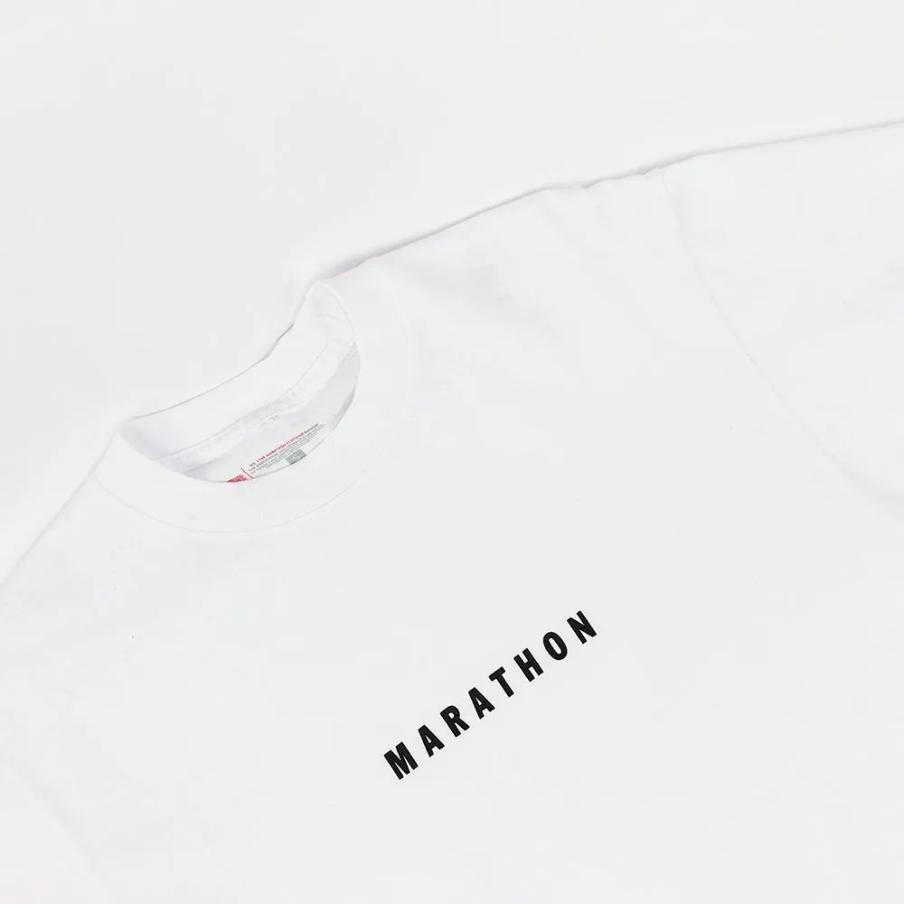 Marathon Impression T-Shirt - White/Black