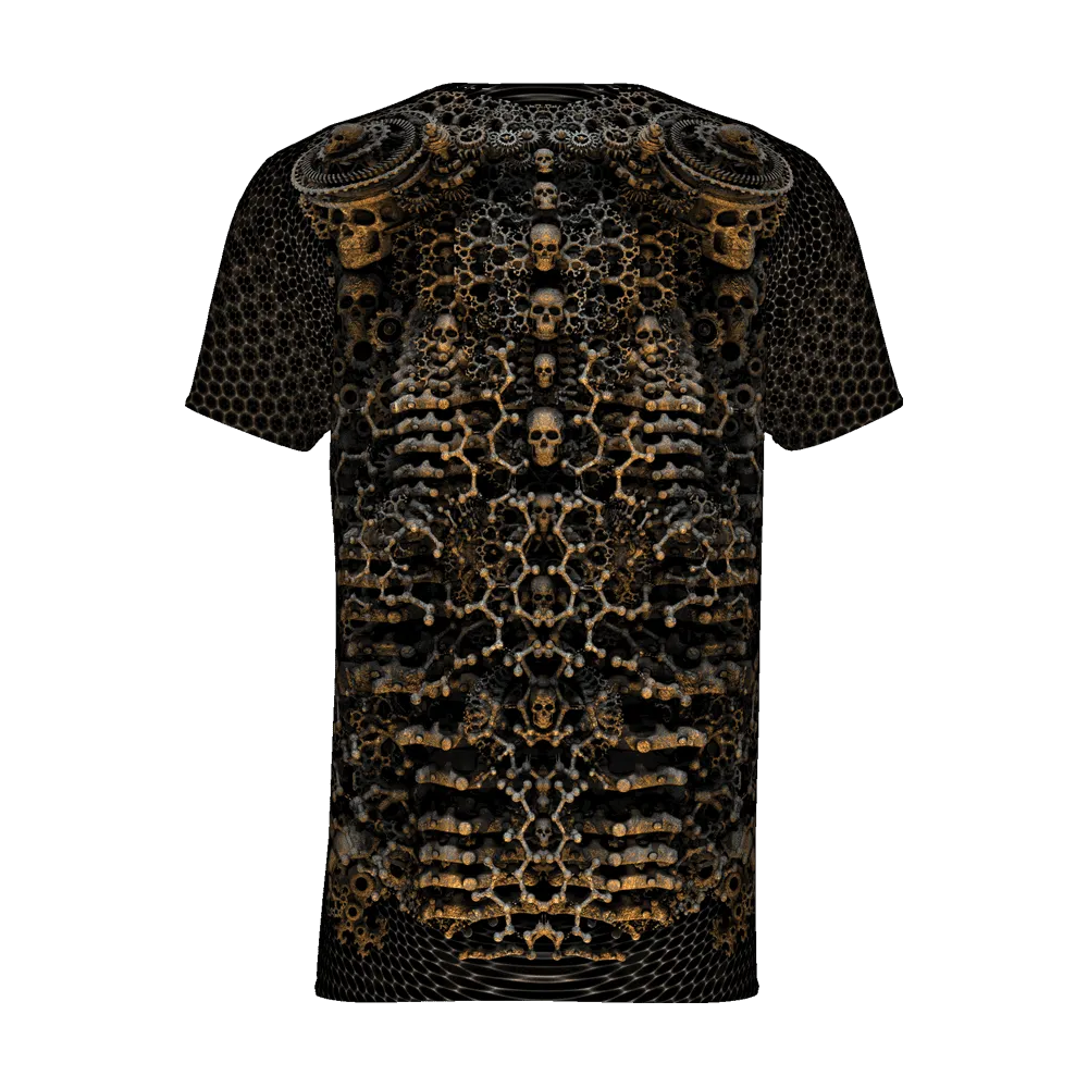 Mens Rave Shirt | Psy Clothing | Sacred Geomery Shirt | Fractal Shirt | Biochem 2.0 (TS)